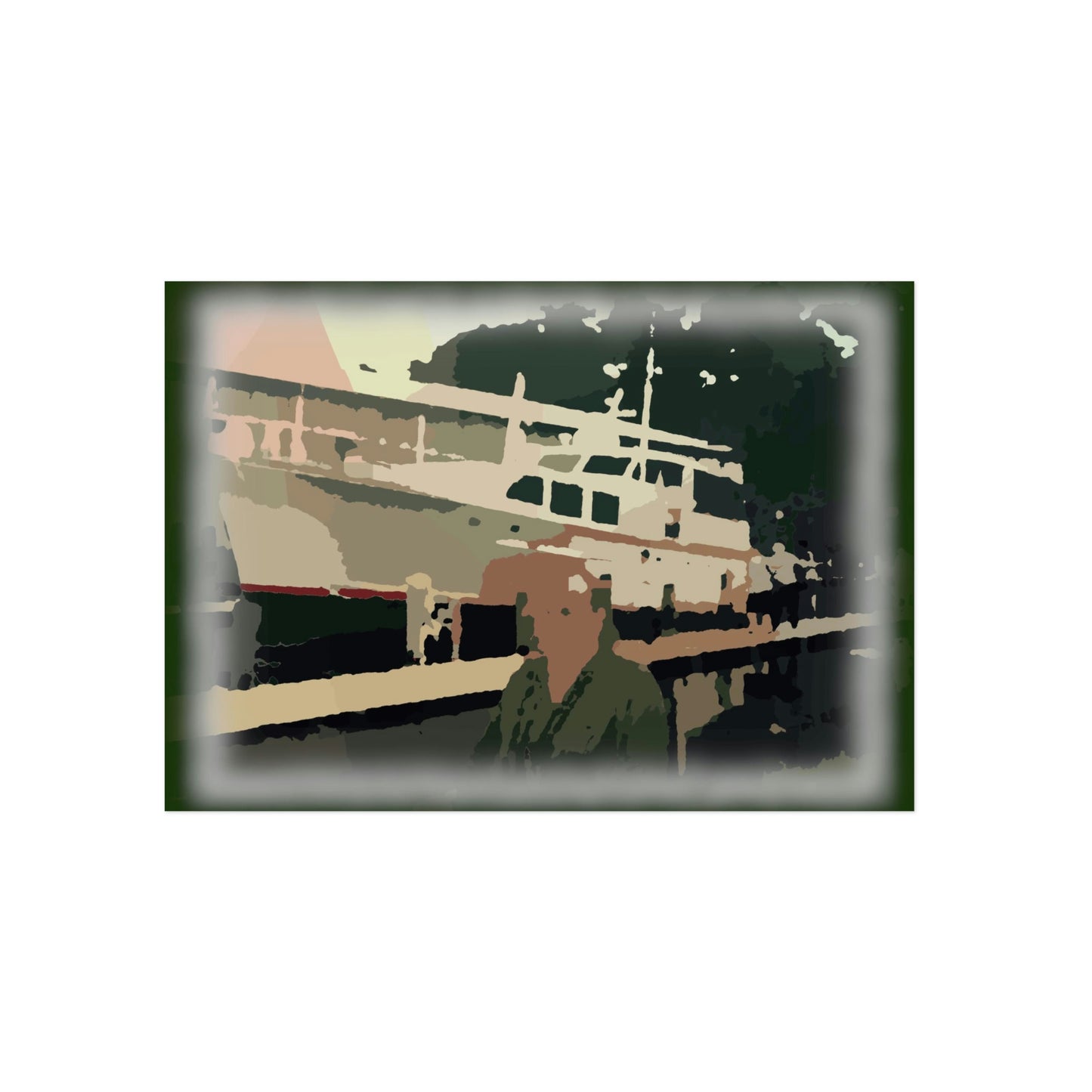 Aluminum Composite Panels ... Classic 1970 Trumpy Wooden Yacht 'On-The-Rails' " ... Circa Autumn 2017 ... Great Bridge, Virginia ... AYB ...