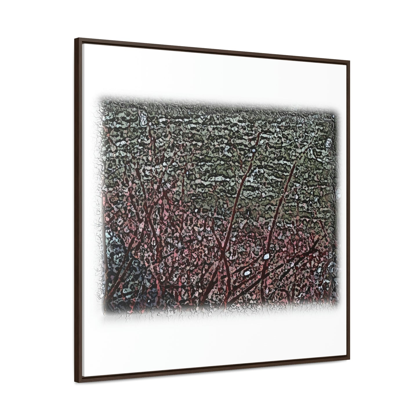 Gallery Canvas Wraps, Square Frame ... "A River Runs Through It" ... Red-Osier-Dogwood (Cornus Stonlifera 'Rubra') .. Original Works ... Central Idaho ...