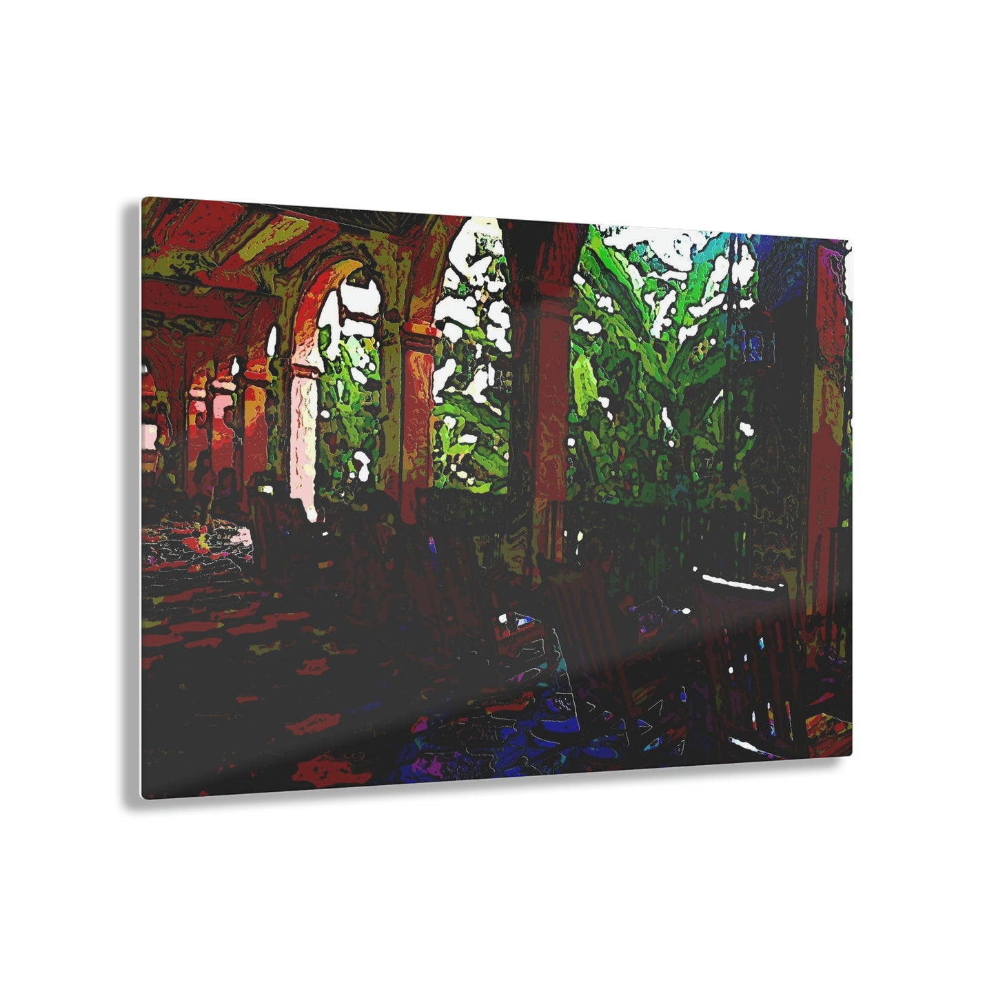 Acrylic Prints ...  Lanai & Rocking Chairs At: 'The Pink Palace' ... The Royal Hawai'ian ... Honolulu, HI ... '27Oct2014' ... Original Works ...