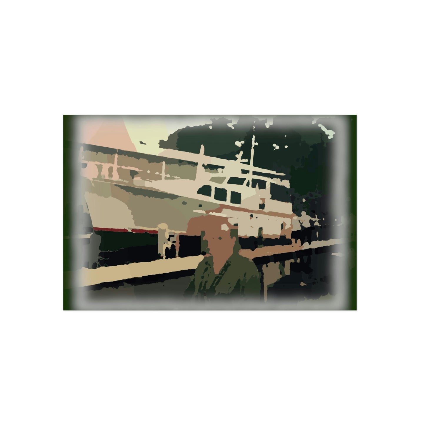 Aluminum Composite Panels ... Classic 1970 Trumpy Wooden Yacht 'On-The-Rails' " ... Circa Autumn 2017 ... Great Bridge, Virginia ... AYB ...