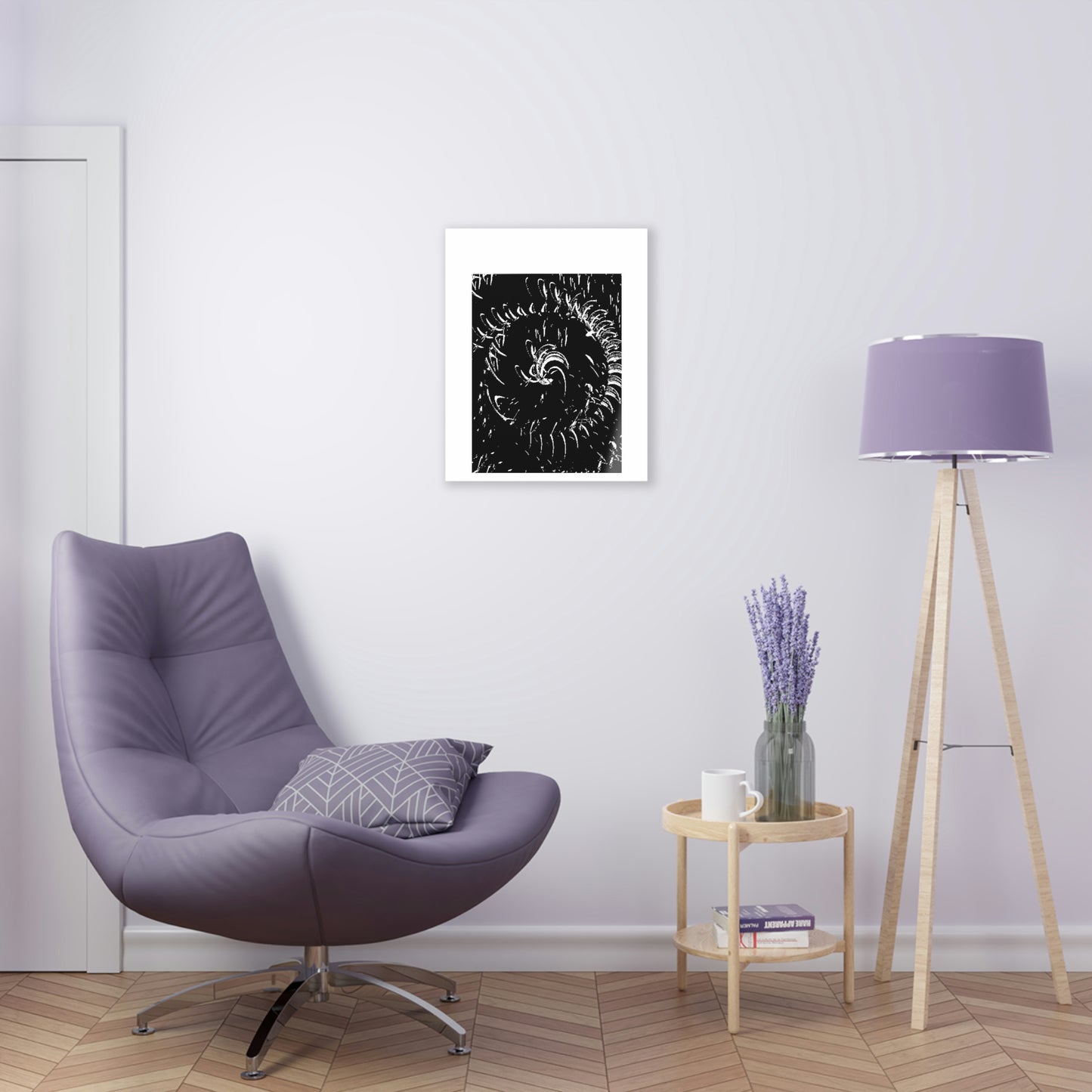 Acrylic Prints ... "Waning Moon" ... Central Idaho ... October 2022 ... Rendering Time: 22 Hours ... Original Works ...