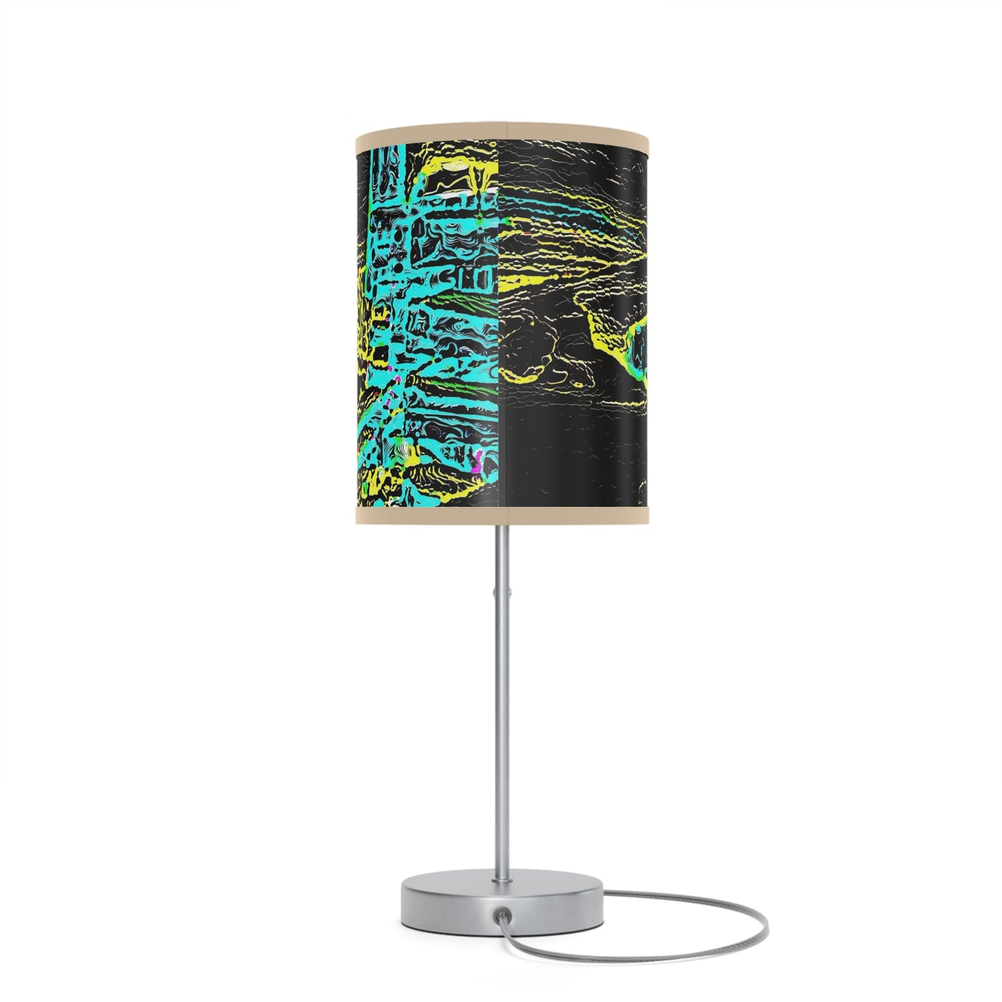 Lamp on a Stand, US|CA plug ... "Snow Vehicle In Snow Storm At-Rest" ... Circa 12Mar23 ... Central Idaho ... 18-Hours Rendering Time: Original Works ...