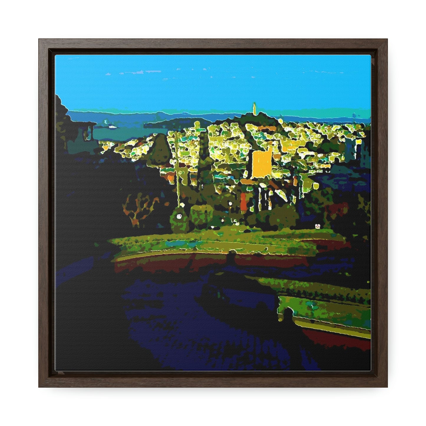 Gallery Canvas Wraps, Square Frame ...  "Lombard Street San Francisco, CA, USA" ... Family Archives 1970's ... Original Works ...
