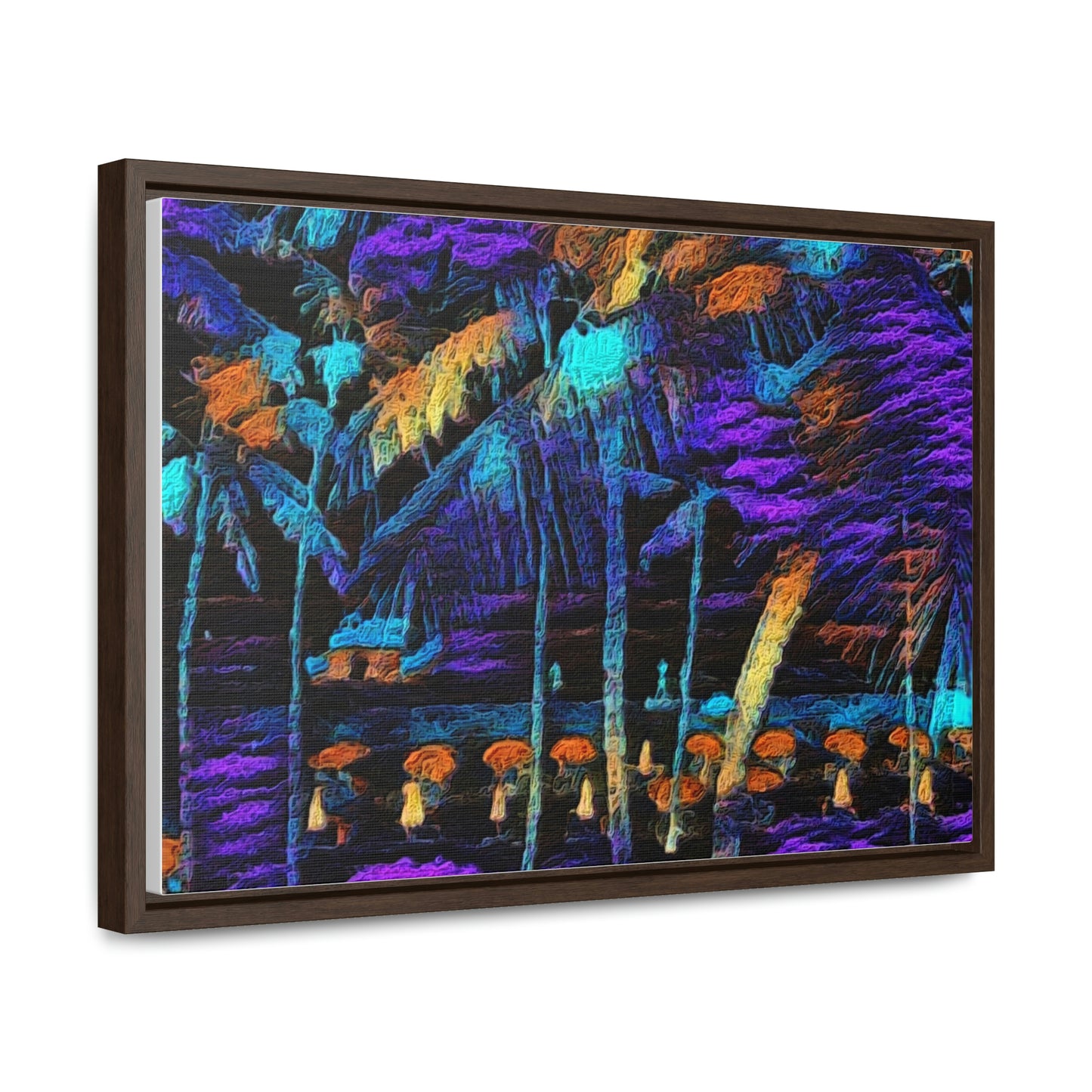 Gallery Canvas Wraps, Horizontal Frame ... "The Royal Hawai'ian: Waikiki Beach_Beach" ... Honolulu, HI ... Ocotber 2014 (Halloween) ... Original Works ...