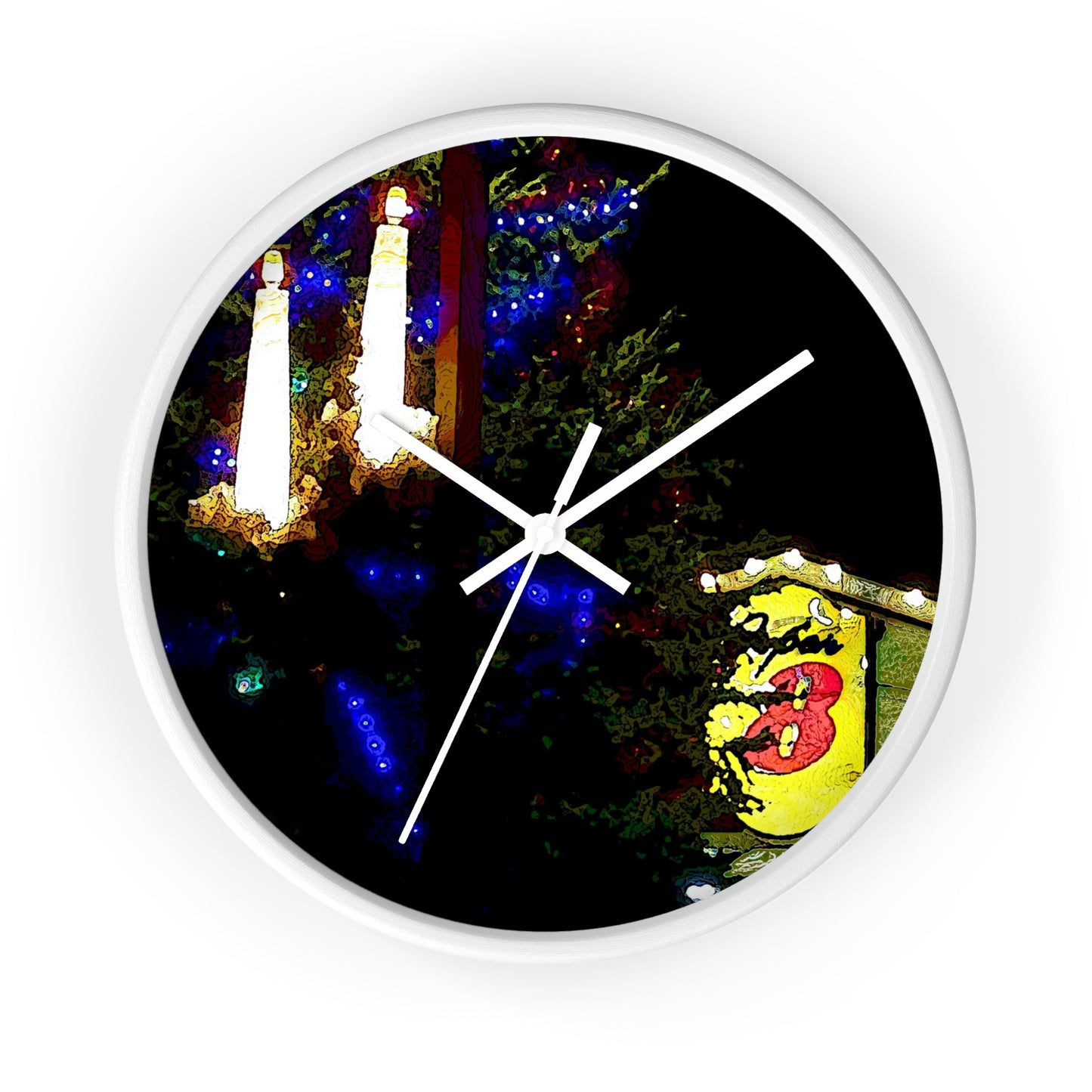 Wall clock ... A Very Nice Super-8 'On The Praire' ... Grangeville, Idaho ... Jan23 ... Original Works ...