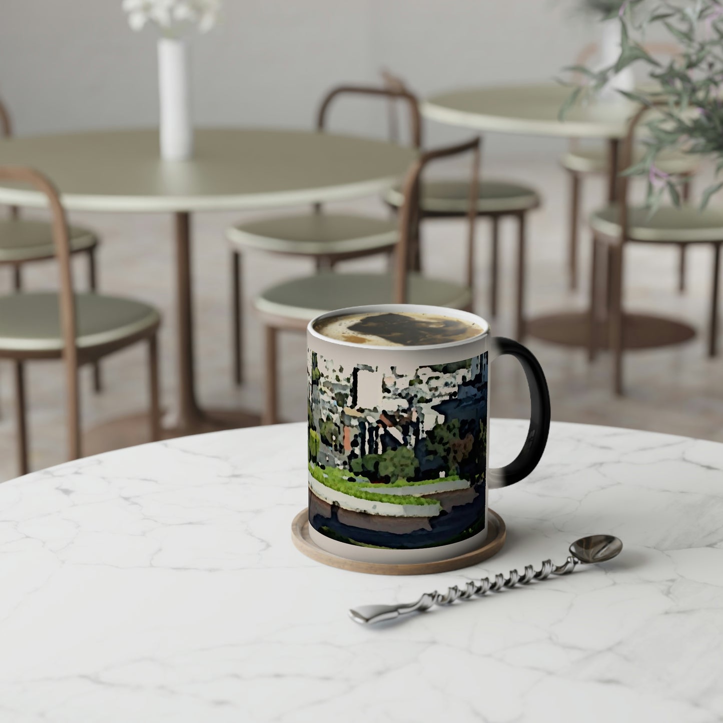 Color-Changing Mug, 11oz ...  "Lombard Street San Francisco, CA, USA" ... Family Archives 1970's ... Original Works ...