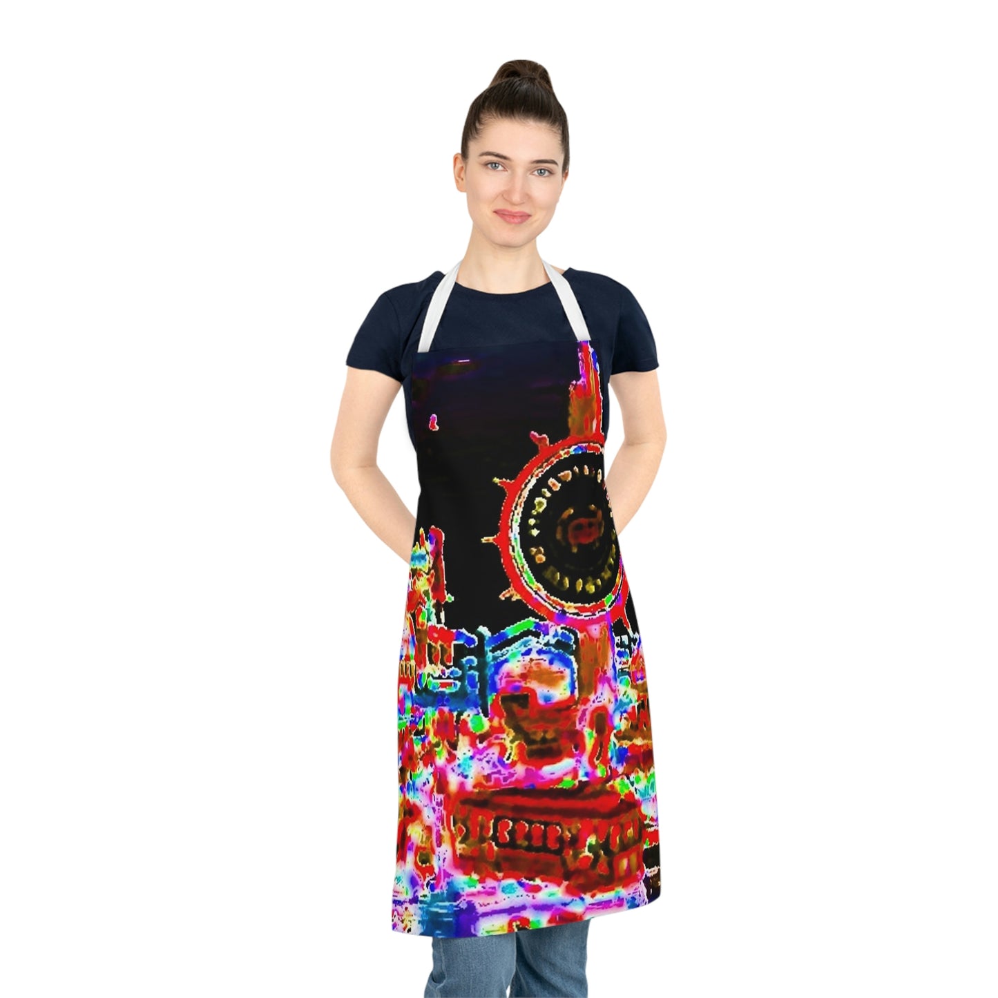 Adult Apron ... "No.9 Fishermen's Grotto - Fishermen's Wharf, SF, California" ... Family Archives: 1970's ... Original Works ...
