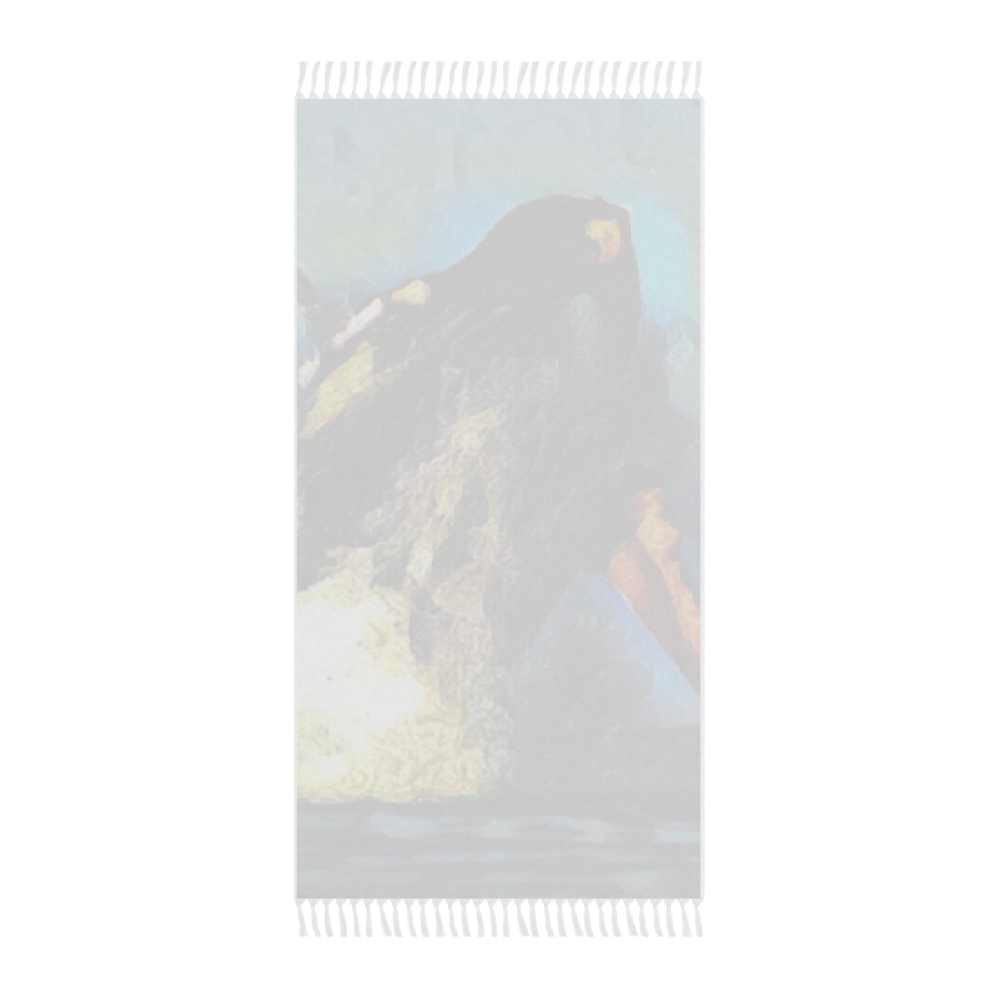 Boho Beach Cloth ... An Extraordinary Humpback Breach ... 'With Explosive Energy' ... Family Archives (KPH) ... Circa: 21st Century. Maui, HI ... Original Works ...