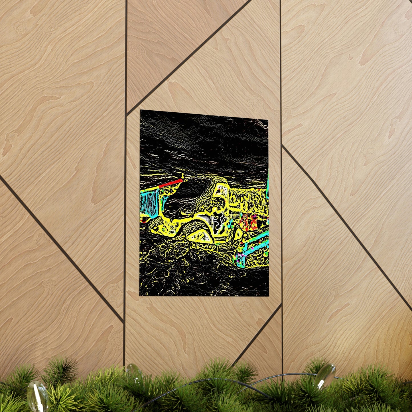 Premium Matte Vertical Posters ... "Snow Vehicle In Snow Storm At-Rest" ... Circa 12Mar23 ... Central Idaho ... 18-Hours Rendering Time: Original Works ...