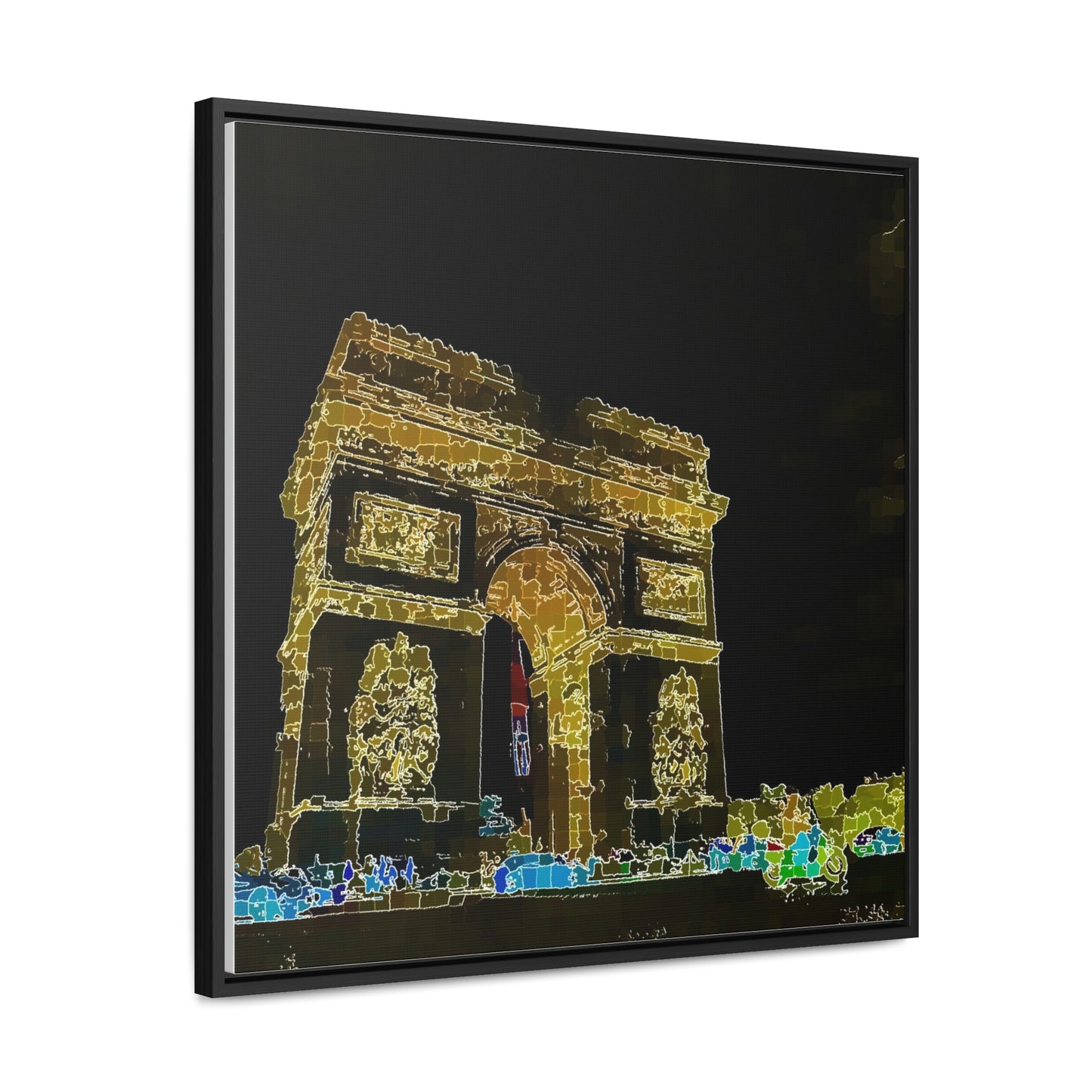 Gallery Canvas Wraps, Square Frame ...  L'Arc de Triomphe ... 'Barbara Joan Bonnell-Holt Photo' ... Circa 1972 ... Oringinal Works ...