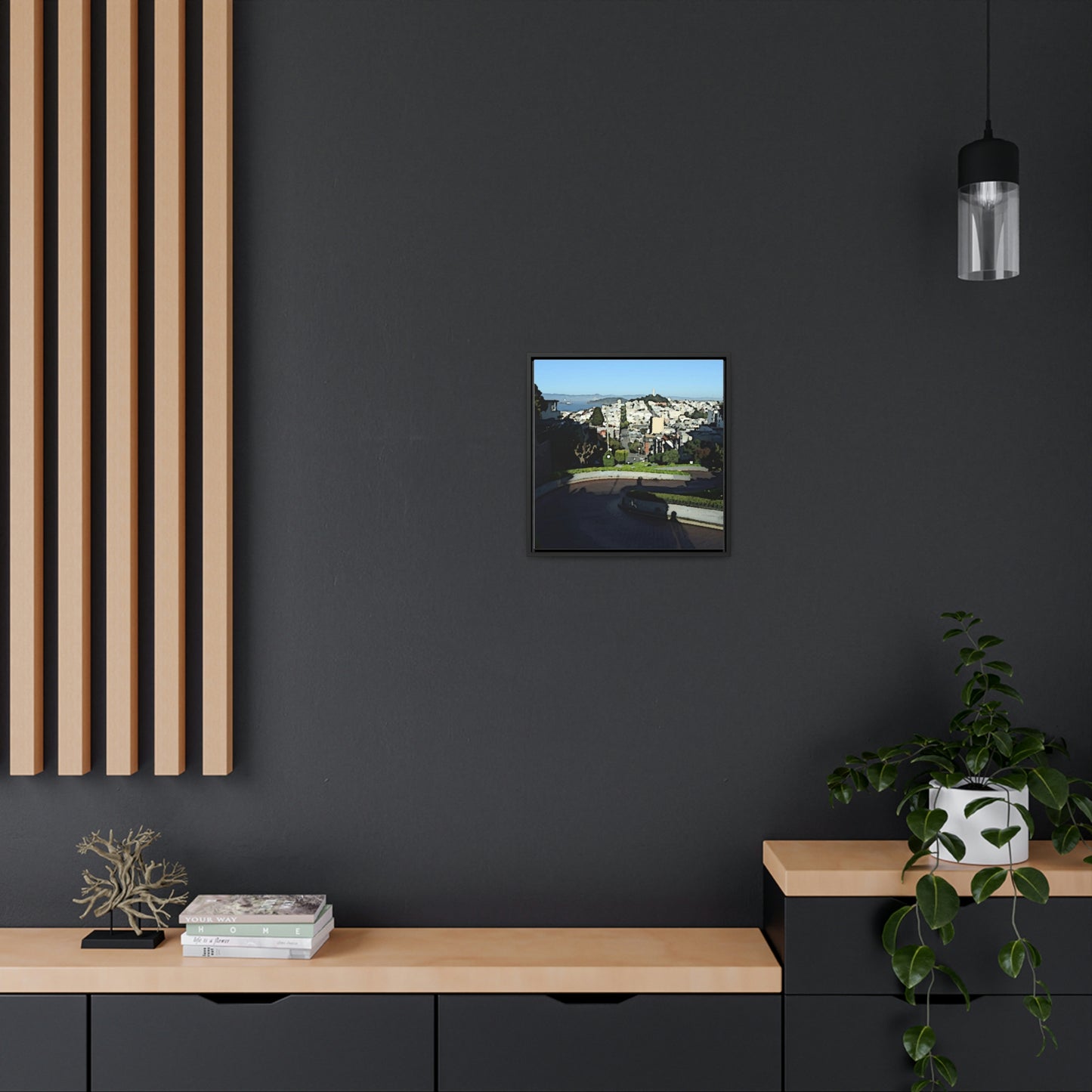 Gallery Canvas Wraps, Square Frame ...  "Lombard Street San Francisco, CA, USA" ... Family Archives 1970's ... Original Works ...