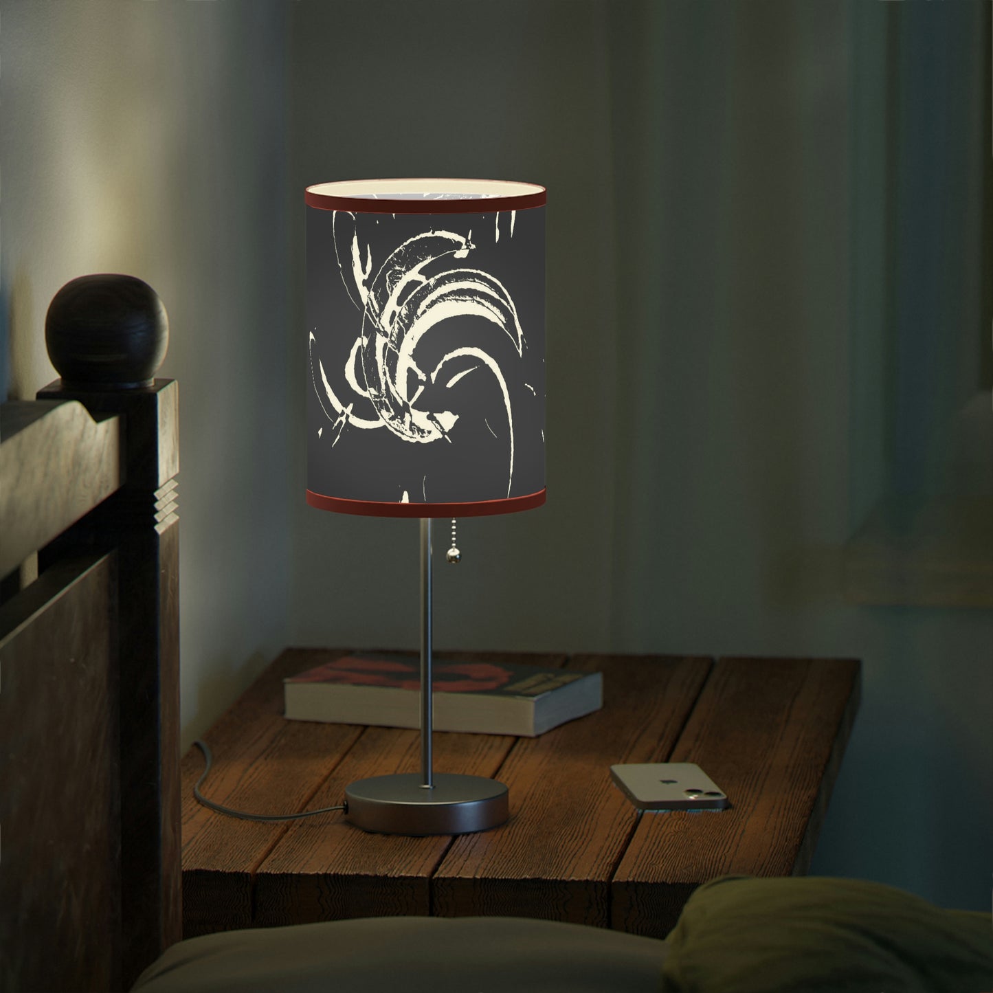 Lamp on a Stand, US|CA plug ..."Waning Moon" ... Central Idaho ... October 2022 ... Rendering Time: 22 Hours ... Original Works ...