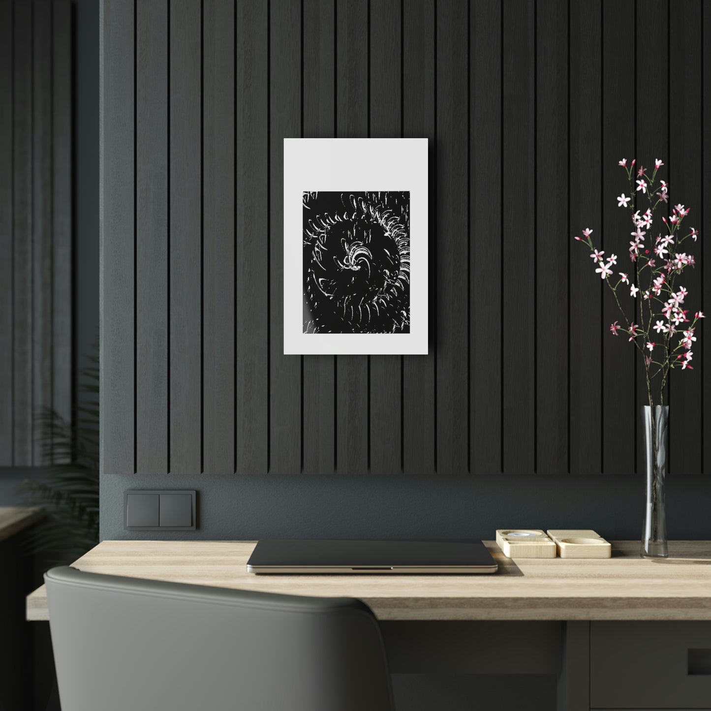 Acrylic Prints ... "Waning Moon" ... Central Idaho ... October 2022 ... Rendering Time: 22 Hours ... Original Works ...