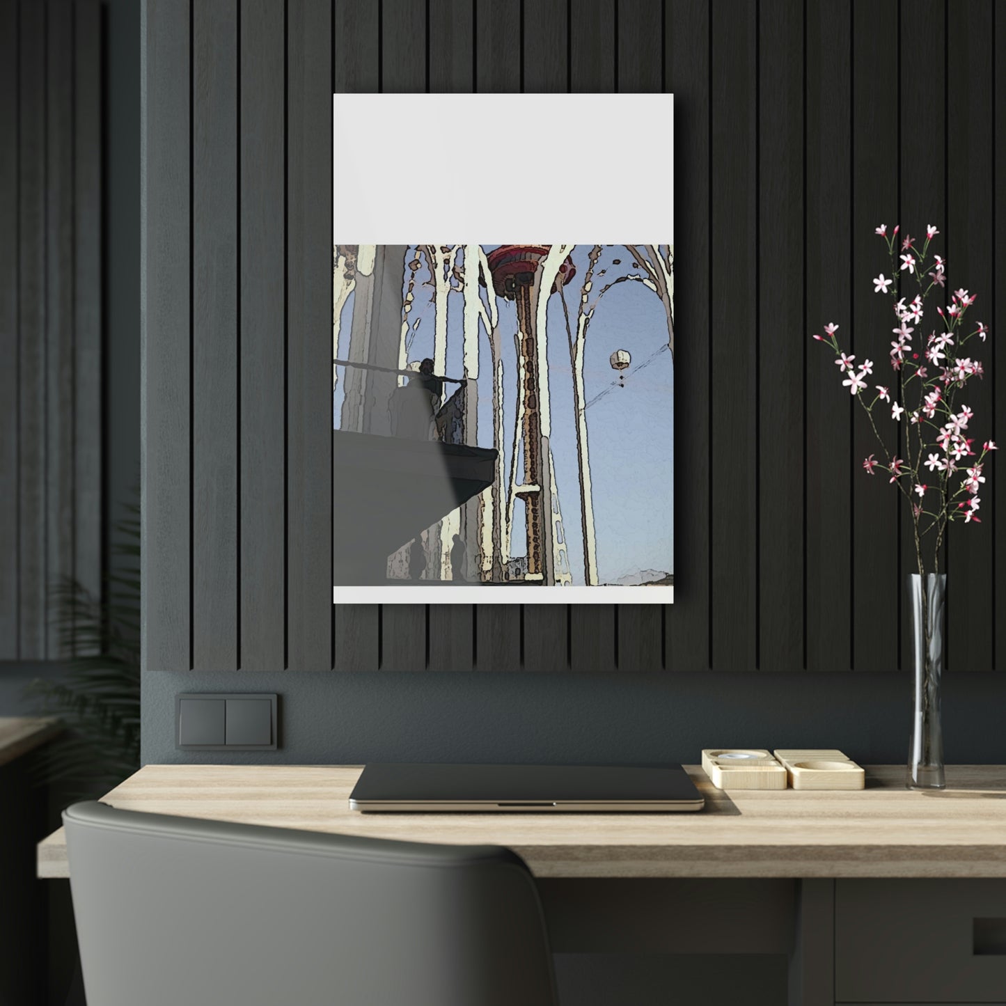 Acrylic Prints ... "Seattle World's Fair ... 1962" ... Space Needle 'Through-The-Arches' ... Family Archives ... Original Works ...
