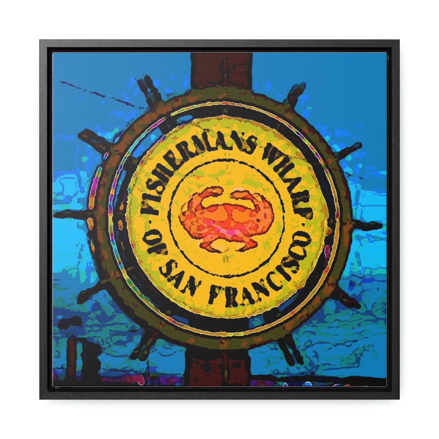 Gallery Canvas Wraps, Square Frame ...  "No.9 Fishermen's Grotto - Fishermen's Wharf, SF, California" ... Family Archives: 1970's ... Original Works ...