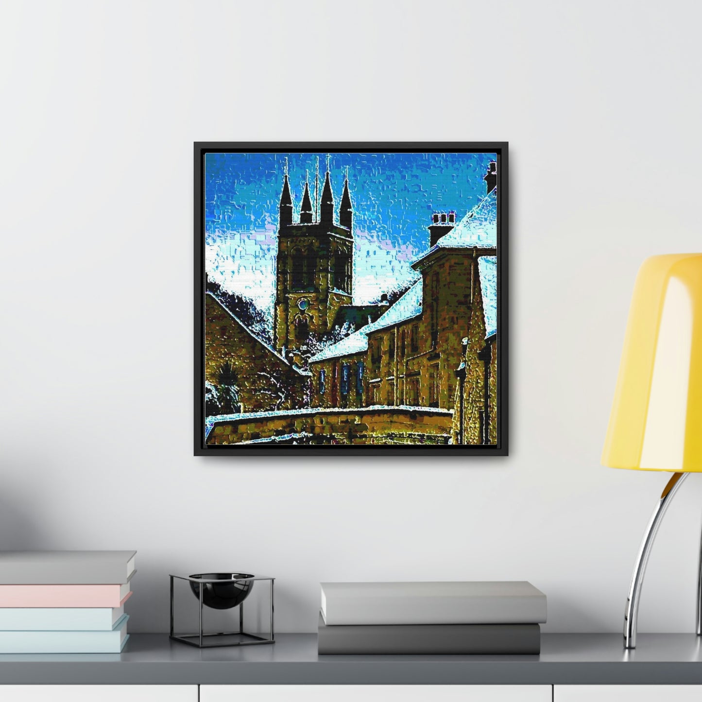 Gallery Canvas Wraps, Square Frame ... Walikng The Streets & Alleys ... 'Strolling The Canals ... '  ... Original Works  ...