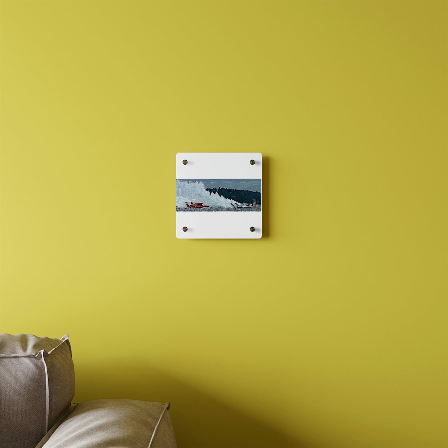 Acrylic Wall Art Panels ... Seattle Columbia Cup On Lake Washington ... "Dave Wilcox Heads For The Win" ... Associate Gift-Photo ... Original Works ...