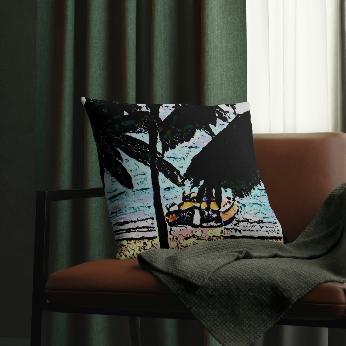 Waterproof Pillows ... "A Beautiful Beach Amongst The Palms" ... The Outrigger Waikiki, Honolulu, Oahu ... Original Works ...