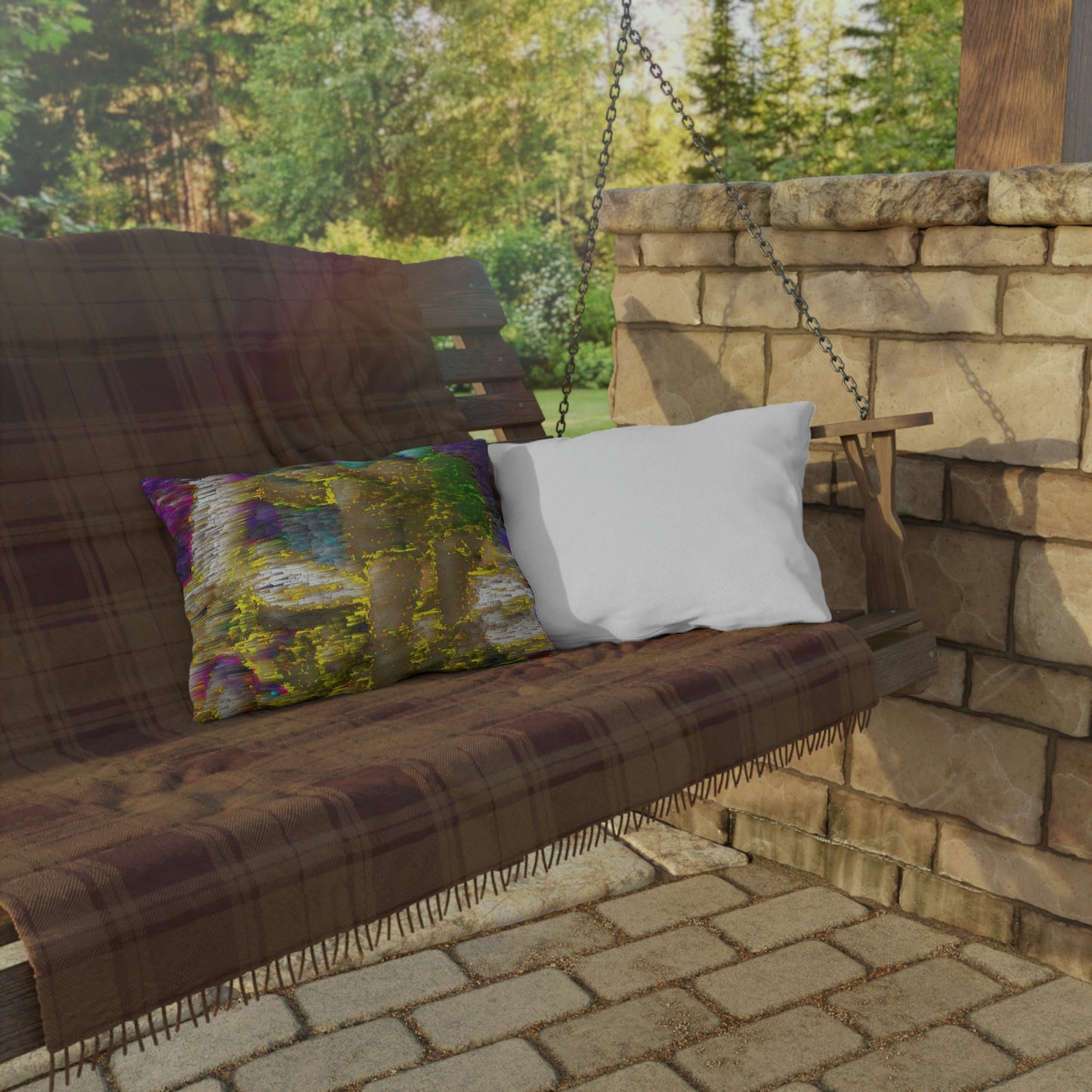 Outdoor Pillows ... "And 'I' Left His Dead A_s There By The Side-of-The-Road" ... Original Works ... (Grateful Dead: Me-And-My-Uncle)