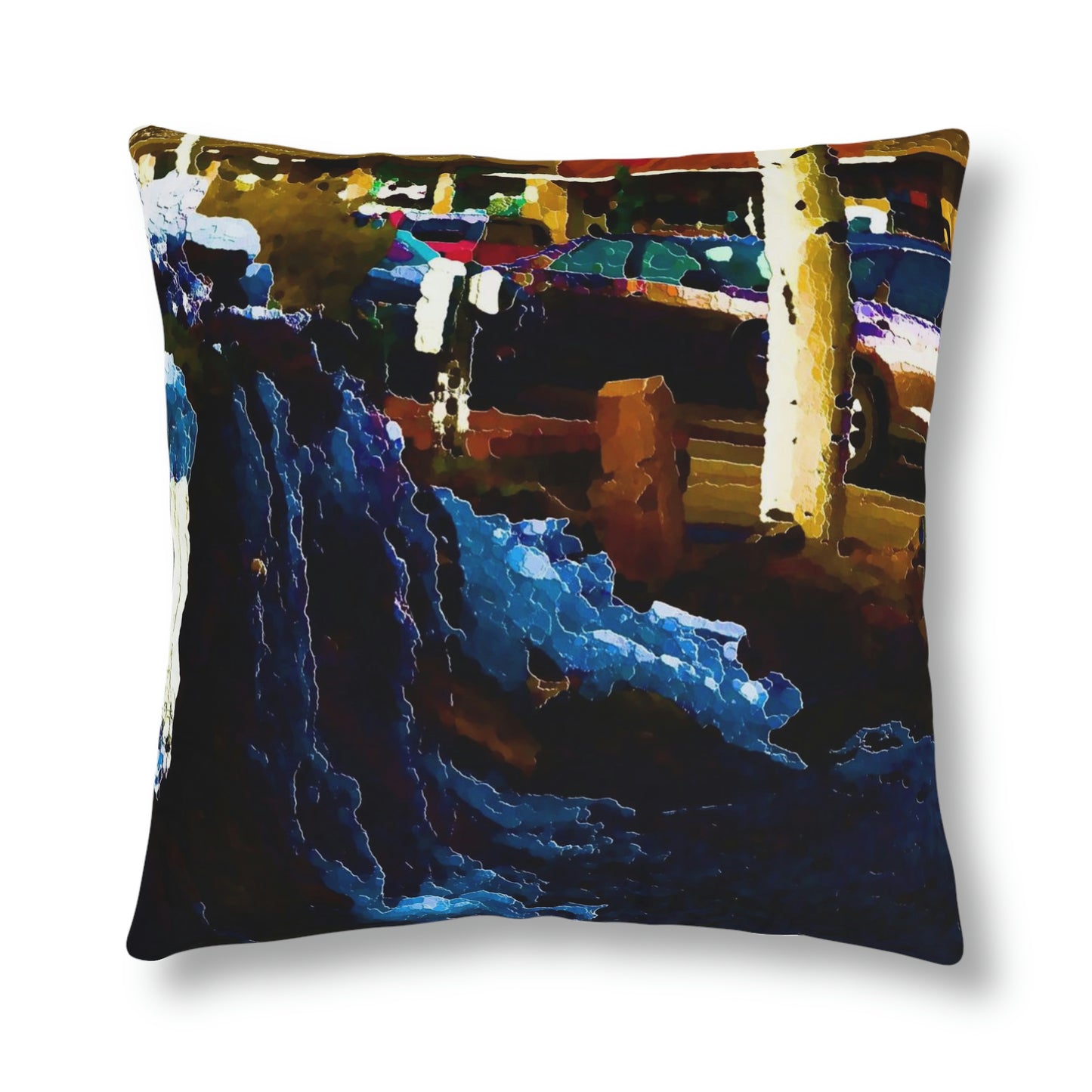 Waterproof Pillows ...  "Ice & Water Sculpted" ... Downtown Grangeville, Idaho ... Adjacent To Irwin Pharmacy ... 5Jan23 ... Original Works ...