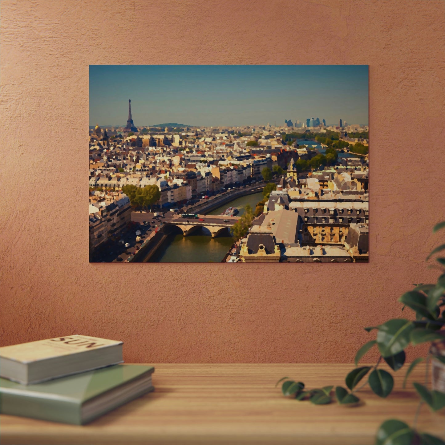 Aluminum Composite Panels ... "Allons Y A La Paris!"... A View Of 'The River Seine & Le Tour Eiffel' ... Family Archives ... Original Works ...