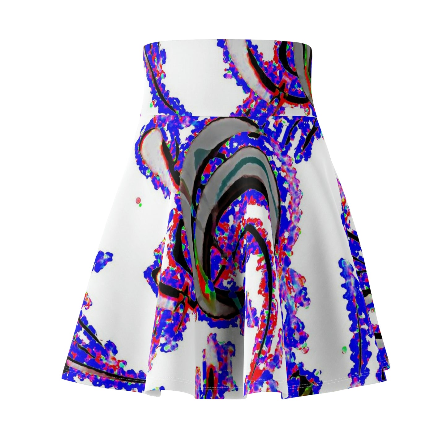 Women's Skater Skirt ... "Waning Moon" ... Central Idaho ... October 2022 ... Rendering Time: 22 Hours ... Original Works ...