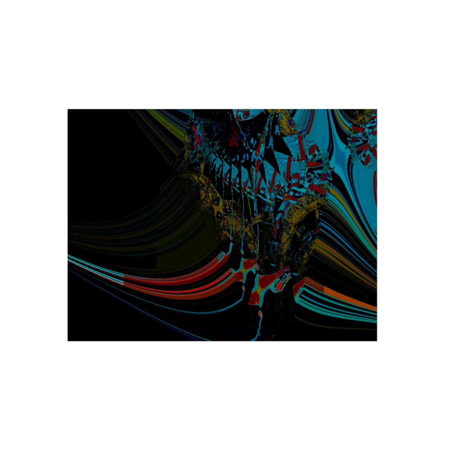 Aluminum Composite Panels ... Une Transformationne ... "La Travestii Professeure Gwendoline" ... Au Personne Du Fractelle-Mandelbrot ... Original Works ...
