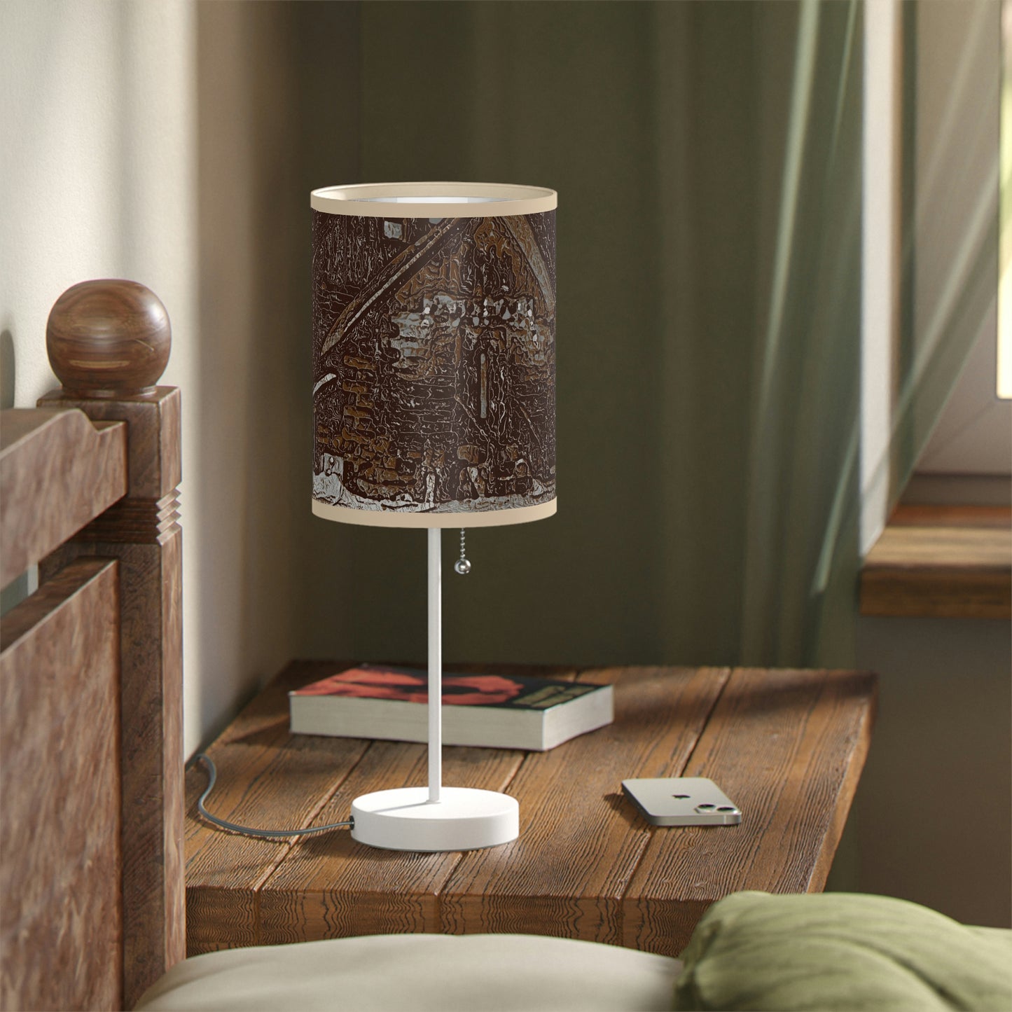 Lamp on a Stand, US|CA plug ... "A Bit Of Illumination For Your Cabin, Trailer, Boat-Yacht, RV, Home, Or Tiny-Home".