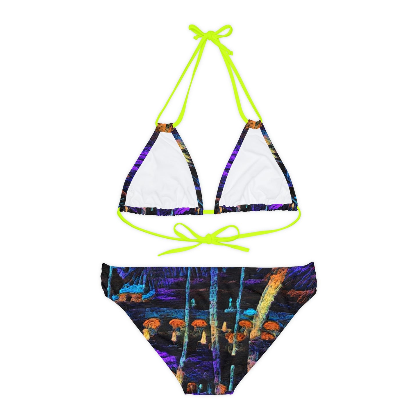 Strappy Bikini Set (AOP) ... "The Royal Hawai'ian: Waikiki Beach_Beach" ... Honolulu, HI ... Ocotber 2014 (Halloween) ... Original Works ...