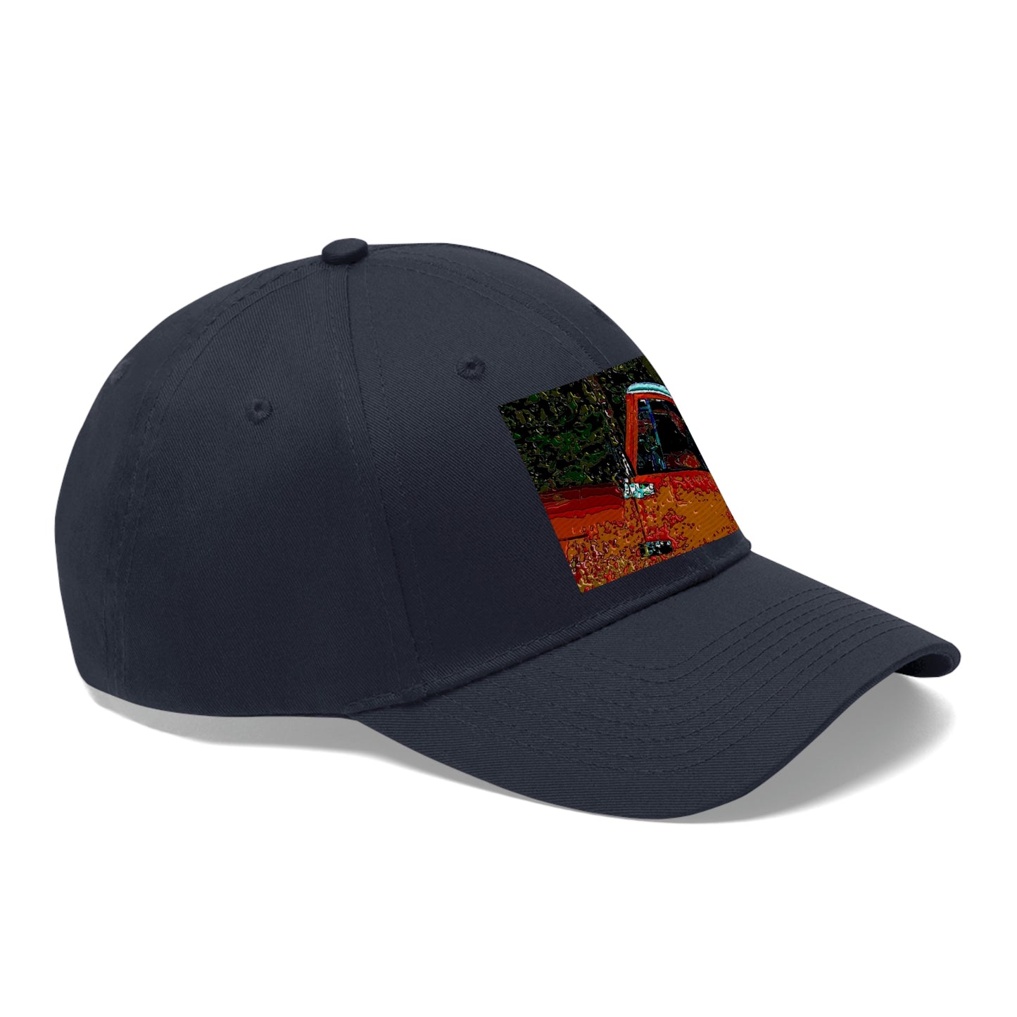 Unisex Twill Hat ... How-To-Drive-Idaho's-Mountain_Roads ... "Like A Professional" ... "Truckin' Like The Doo-Dah-Man" ...