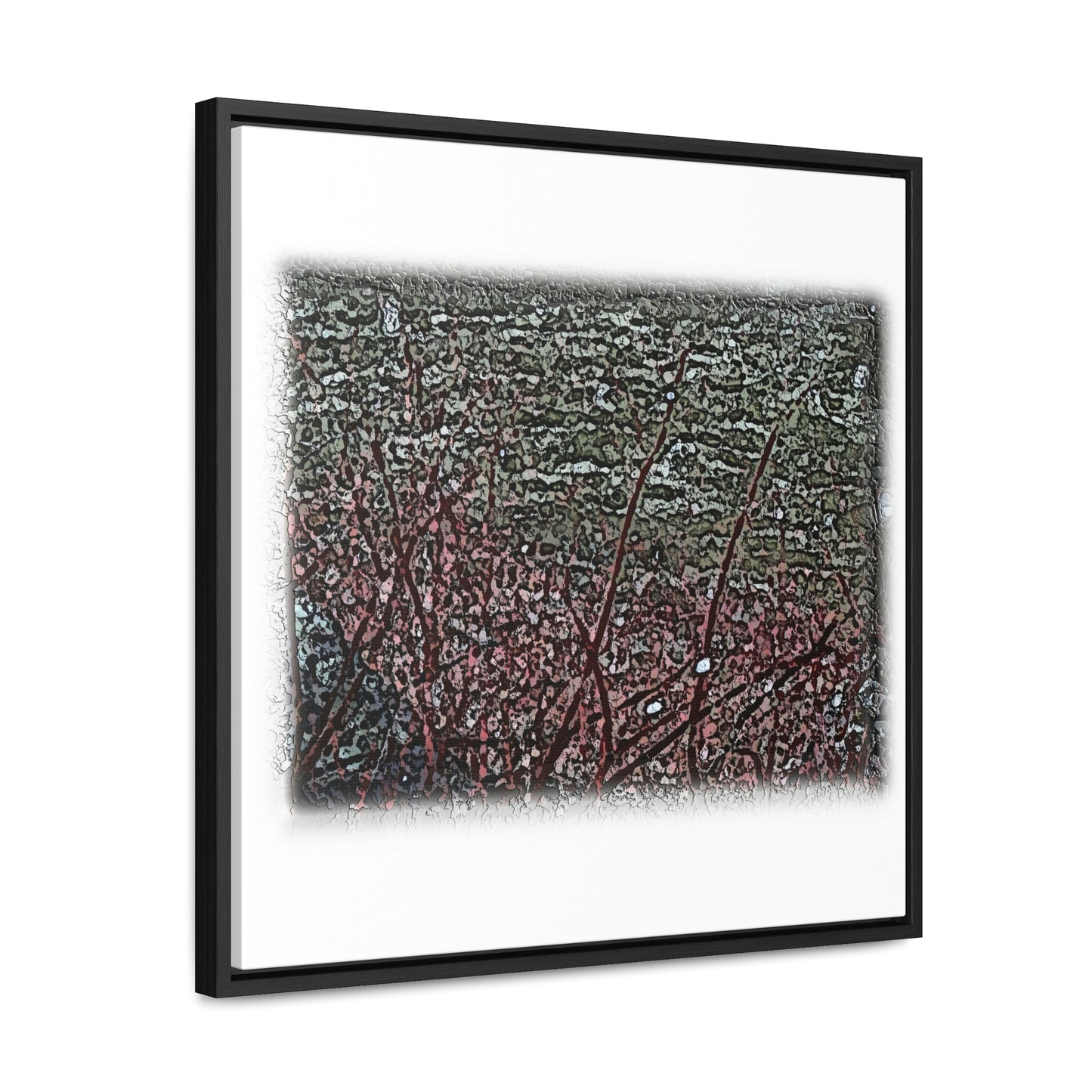 Gallery Canvas Wraps, Square Frame ... "A River Runs Through It" ... Red-Osier-Dogwood (Cornus Stonlifera 'Rubra') .. Original Works ... Central Idaho ...