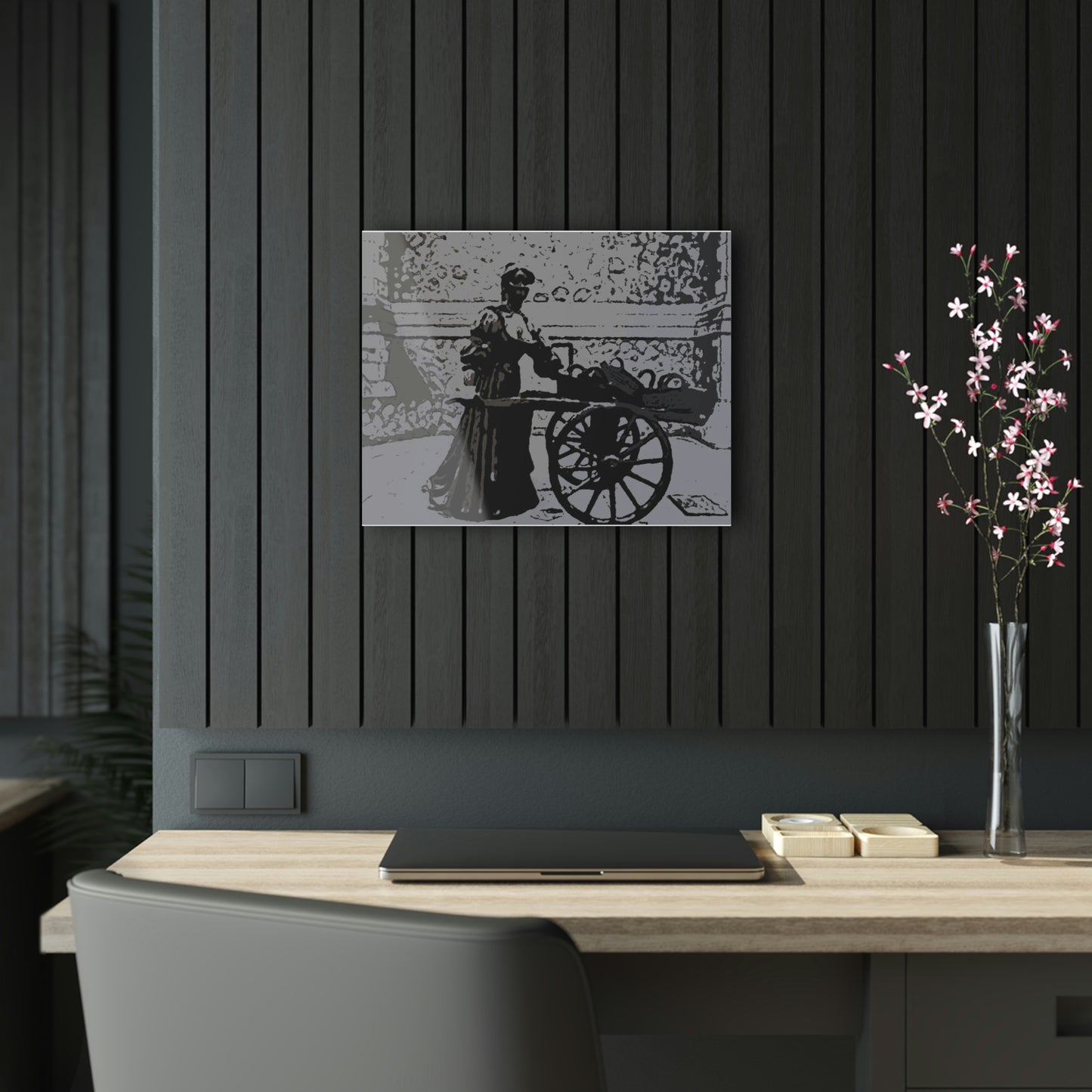 Acrylic Prints ... Dublin's "Molly Malone Along Grafton Street" ... Cryin' Cockels & Muscles Alive-Alive-Oh ... Circa 2003 ... Original Works ...