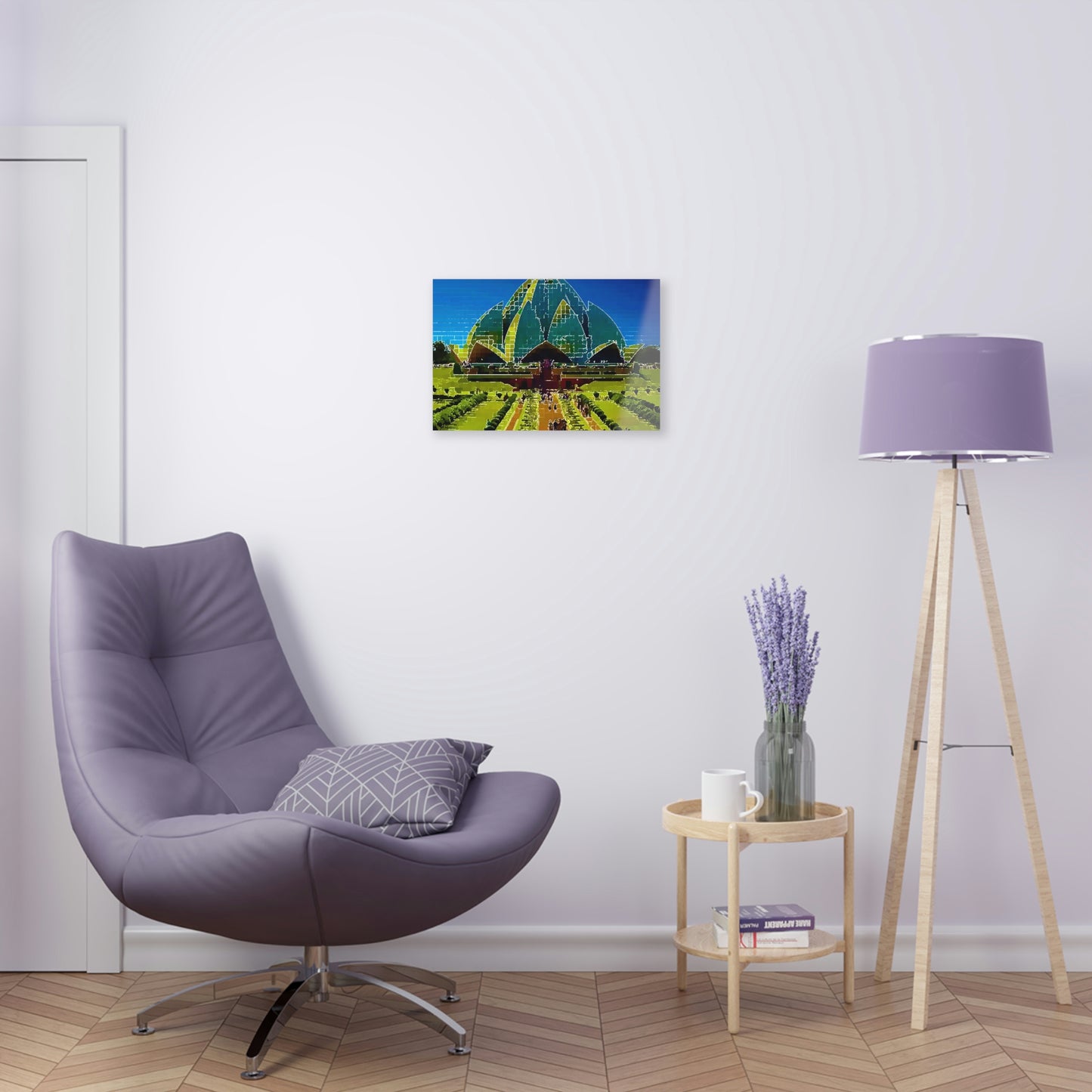 Acrylic Prints ... 'Bahai'i House-Of-Worship' ... "Lotus Temple: Delhi, India, 2008" ... Original Works ...