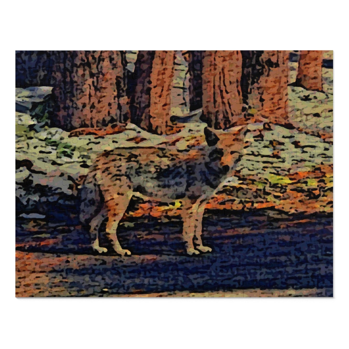 Jigsaw Puzzle (30, 110, 252, 500,1000-Piece) ... Coyote ... "Yosemite Valley: Circa May23 ... KPH Base Photo" ... Original Works ...