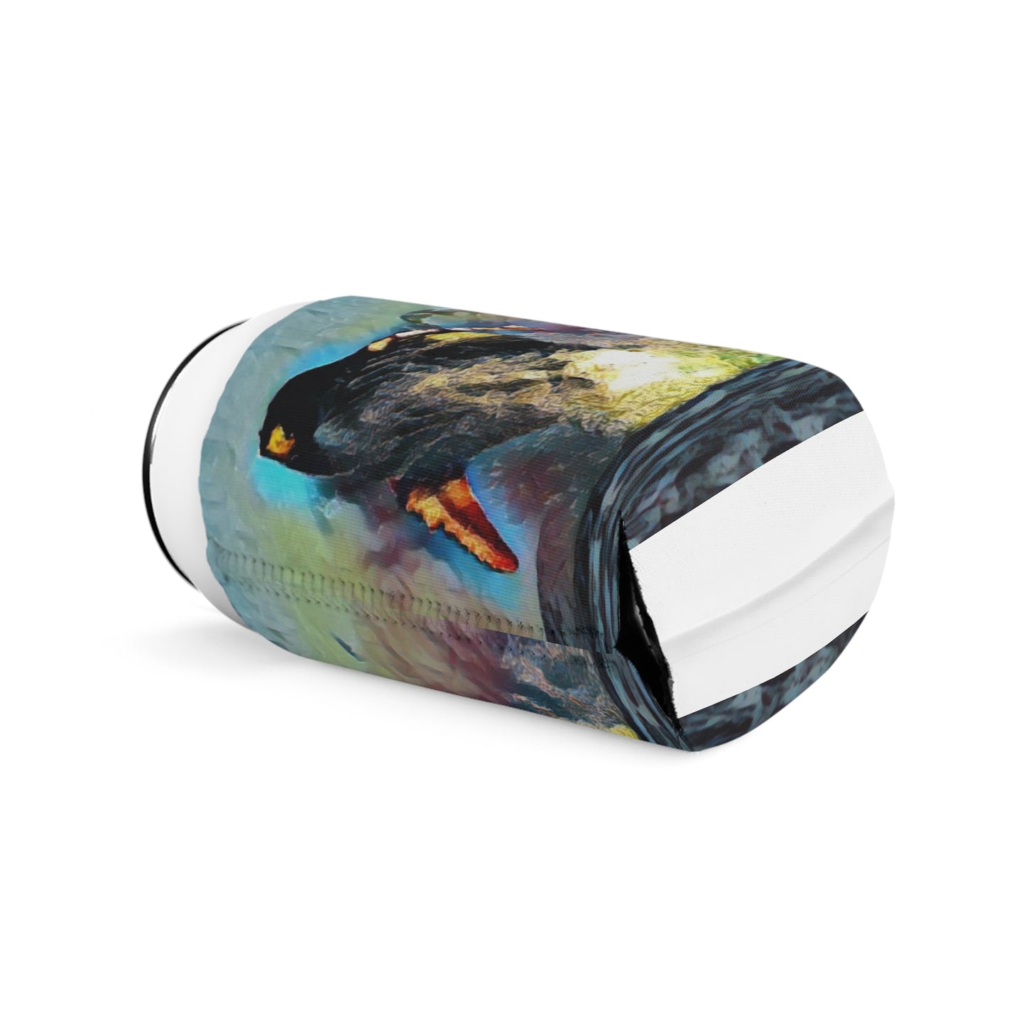 Can Cooler Sleeve ... An Extraordinary Humpback Breach ... 'With Explosive Energy' ... Family Archives (KPH) ... Circa: 21st Century. Maui, HI ... Original Works ...