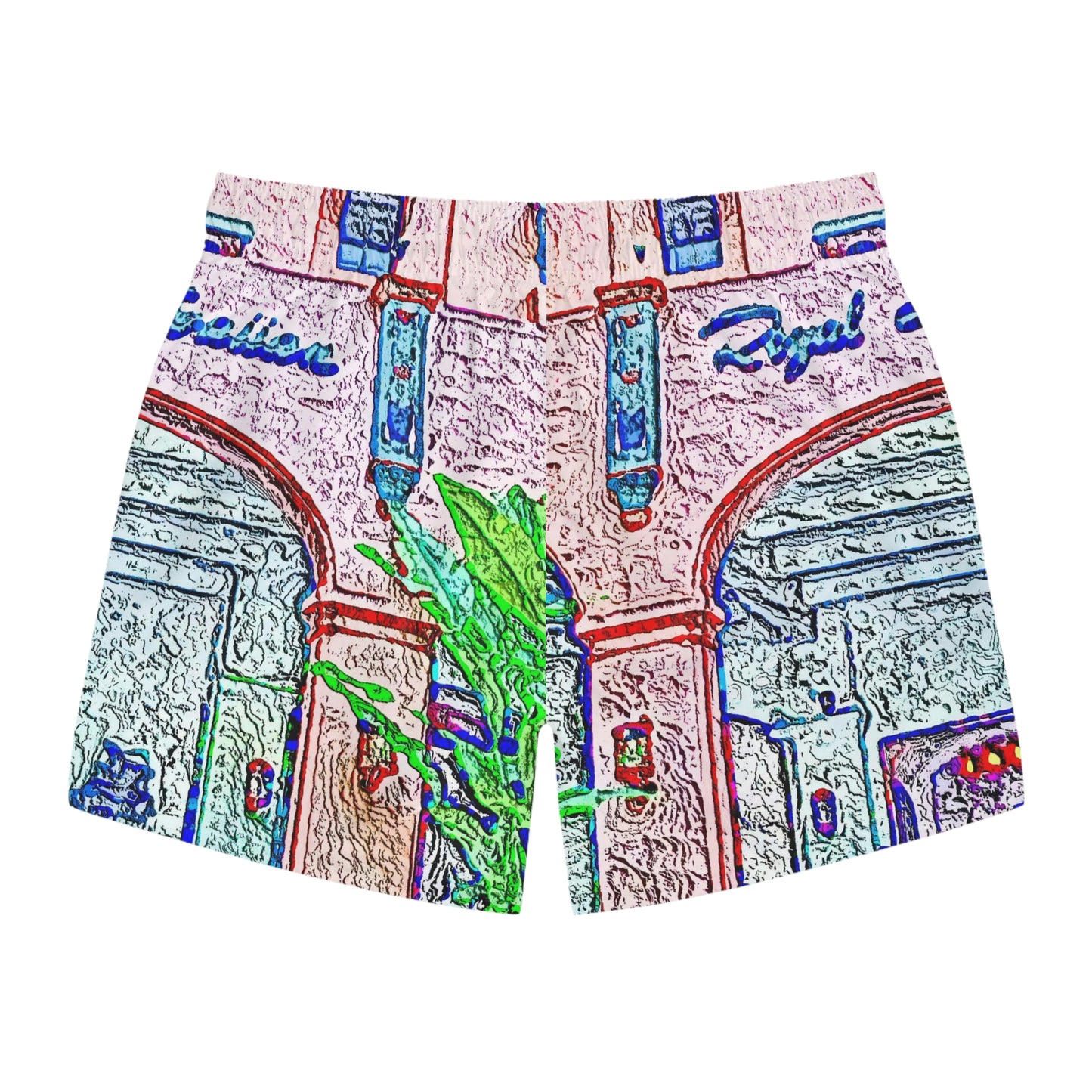 Swim Trunks ... "La Grande Entree" At: 'The Pink Palace' ... The Royal Hawai'ian ... Honolulu, HI ... '27Oct2014' ... Original Works ...