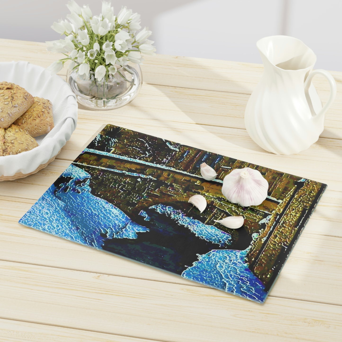 Cutting Board ... Walikng The Streets & Alleys ... 'Strolling The Canals ... '  ... Original Works  ...