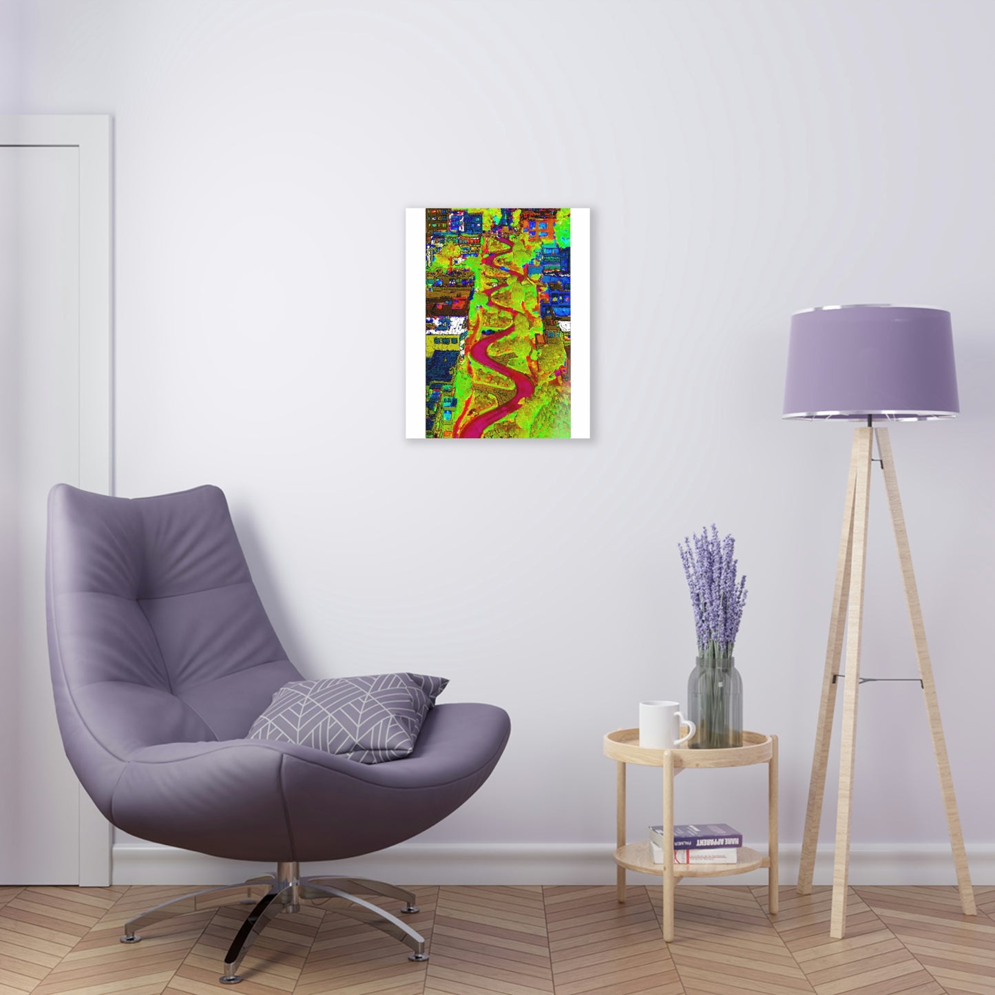 Acrylic Prints ... A Crazy Street ... 'Eight Winding Curve-Switchbacks' ... "Lombard Street, San Francisco, CA' ... Family Archives: 1970's ... Original Works ...