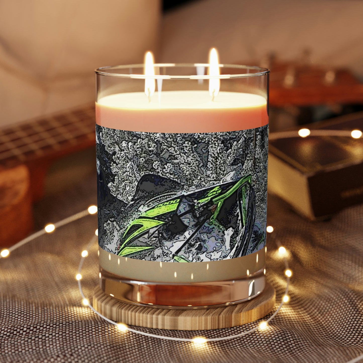 Scented Candle - Full Glass, 11oz ...  Come Fly With The Professionals ... CIP-Airways ... 'Getting-Er-Done' ... Original Works ... December 2022 ...
