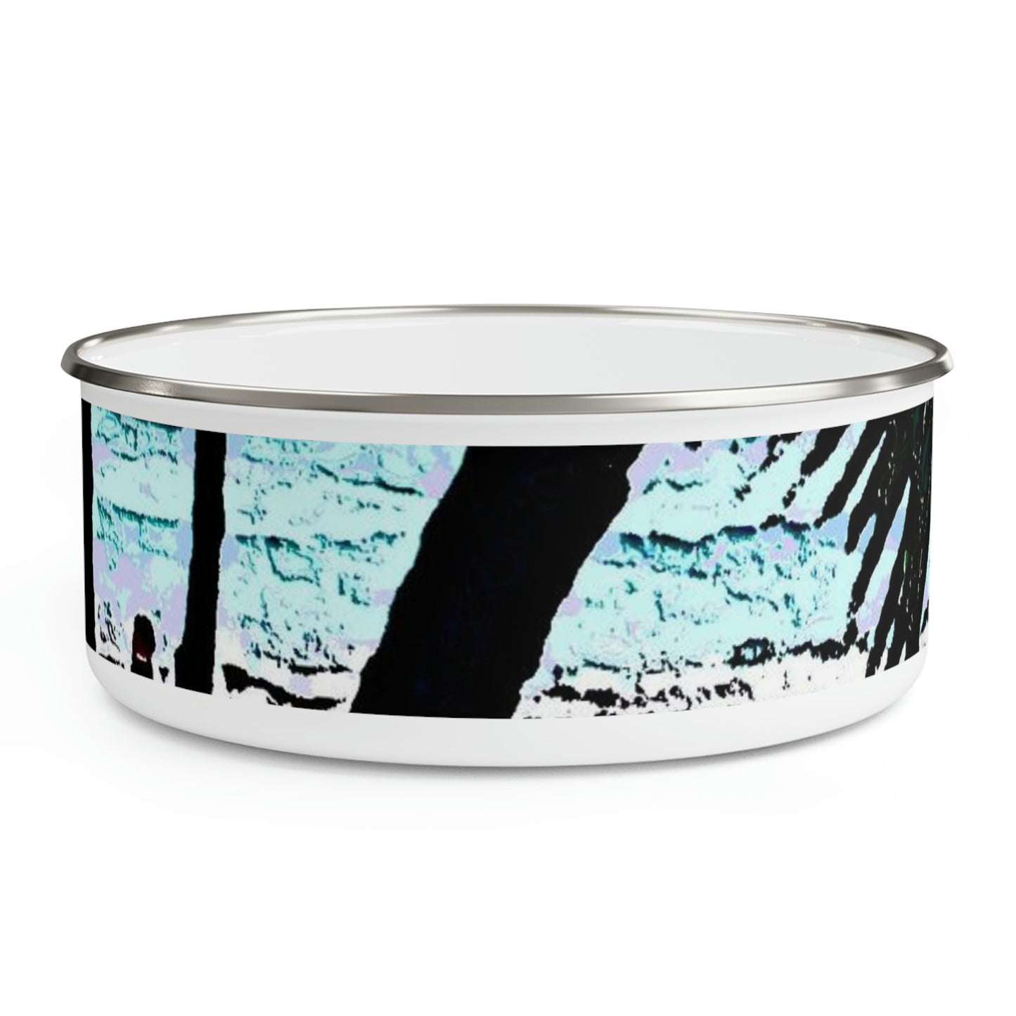 Enamel Bowl ... "A Beautiful Beach Amongst The Palms" ... The Outrigger Waikiki, Honolulu, Oahu ... Original Works ...