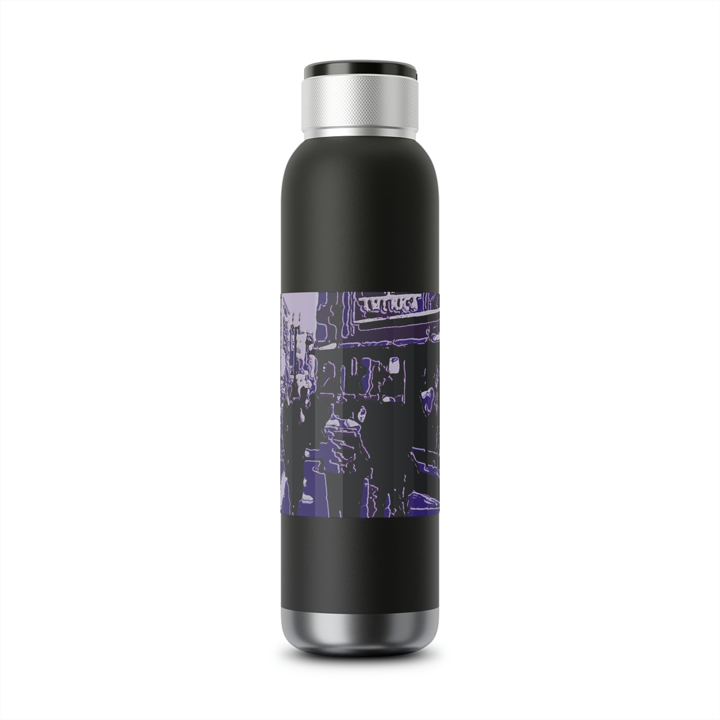 Soundwave Copper Vacuum Audio Bottle 22oz ... San Francisco ... 'Rice-A-Roni-A-San Francisco Treat' ... "A Cable Car Classic" ... Family Archives: 1973 ... Original Works ...