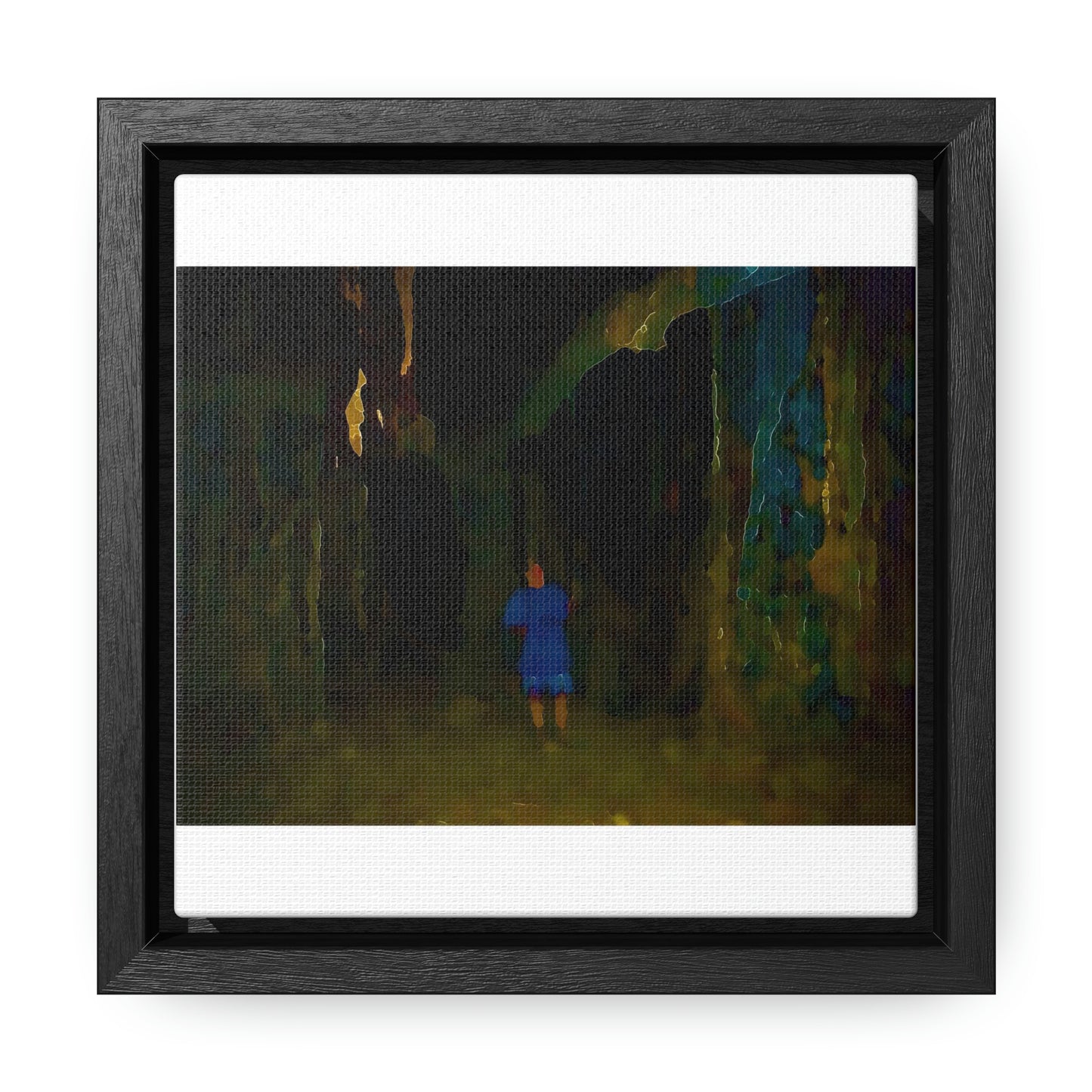 Gallery Canvas Wraps, Square Frame ... Jesuit Philosophy ... "In The Polynesian Banyans ..."
