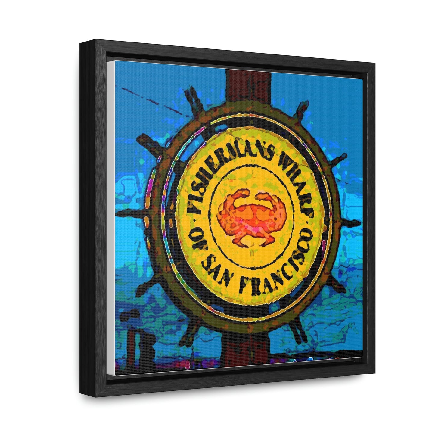Gallery Canvas Wraps, Square Frame ...  "No.9 Fishermen's Grotto - Fishermen's Wharf, SF, California" ... Family Archives: 1970's ... Original Works ...