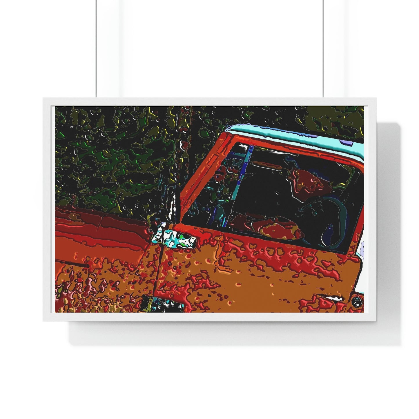Premium Framed Horizontal Poster ... How-To-Drive-Idaho's-Mountain_Roads ... "Like A Professional" ... "Truckin' Like The Doo-Dah-Man" ...