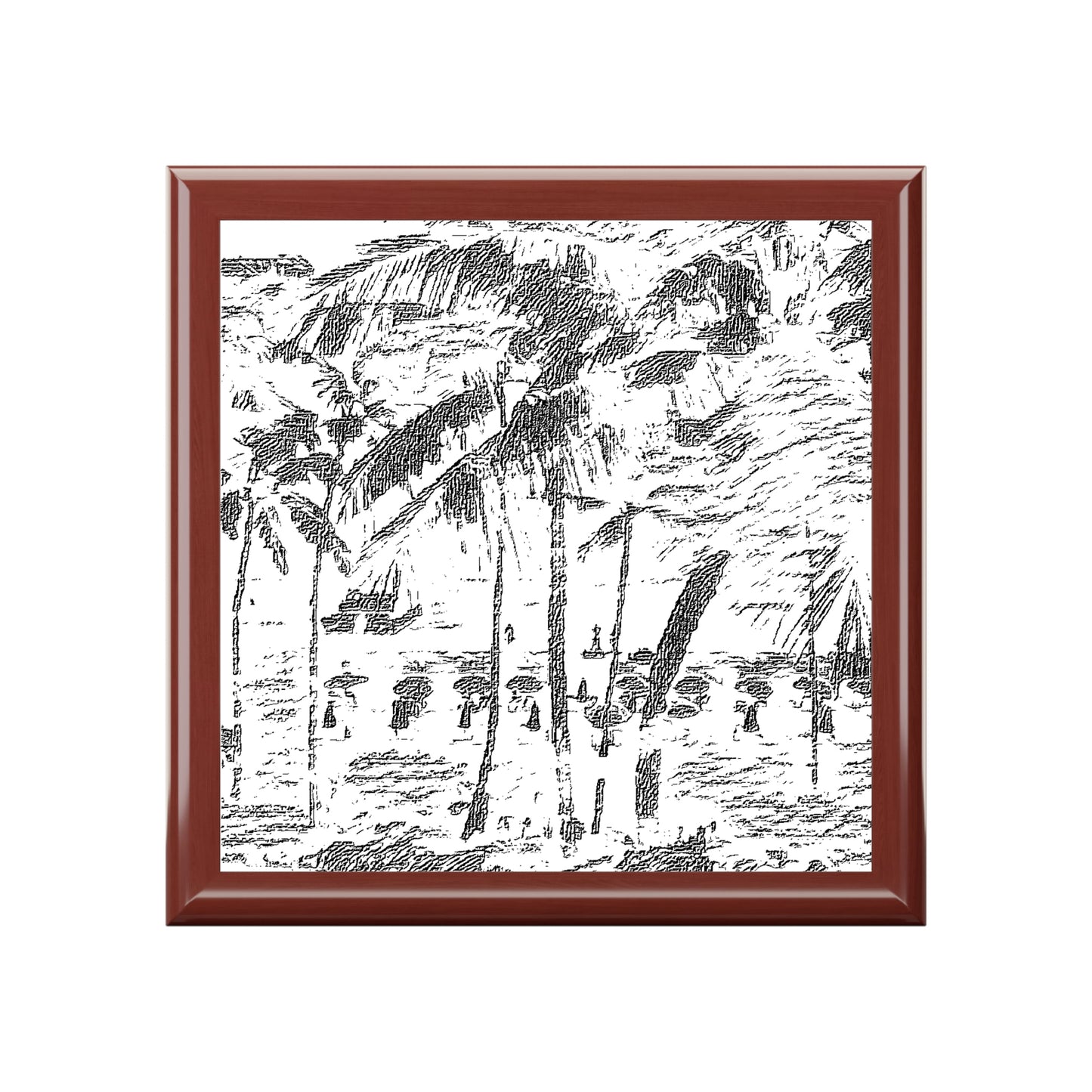 Jewelry Box ... "The Royal Hawai'ian: Waikiki Beach_Beach" ... Honolulu, HI ... Ocotber 2014 (Halloween) ... Original Works ...