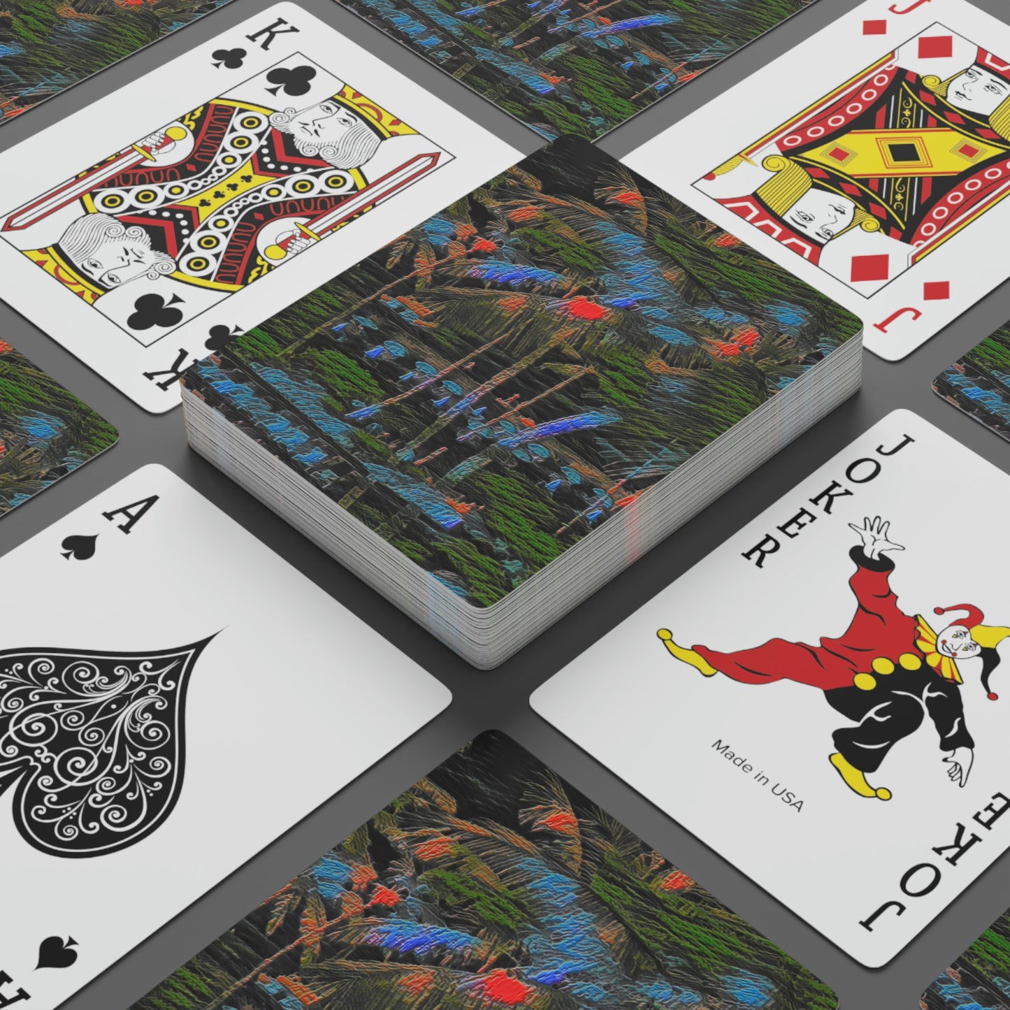 Custom Poker Cards ... "The Royal Hawai'ian: Waikiki Beach_Beach" ... Honolulu, HI ... Ocotber 2014 (Halloween) ... Original Works ...