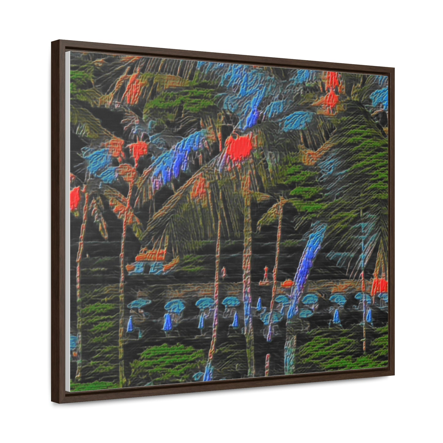 Gallery Canvas Wraps, Horizontal Frame ... "The Royal Hawai'ian: Waikiki Beach_Beach" ... Honolulu, HI ... Ocotber 2014 (Halloween) ... Original Works ...
