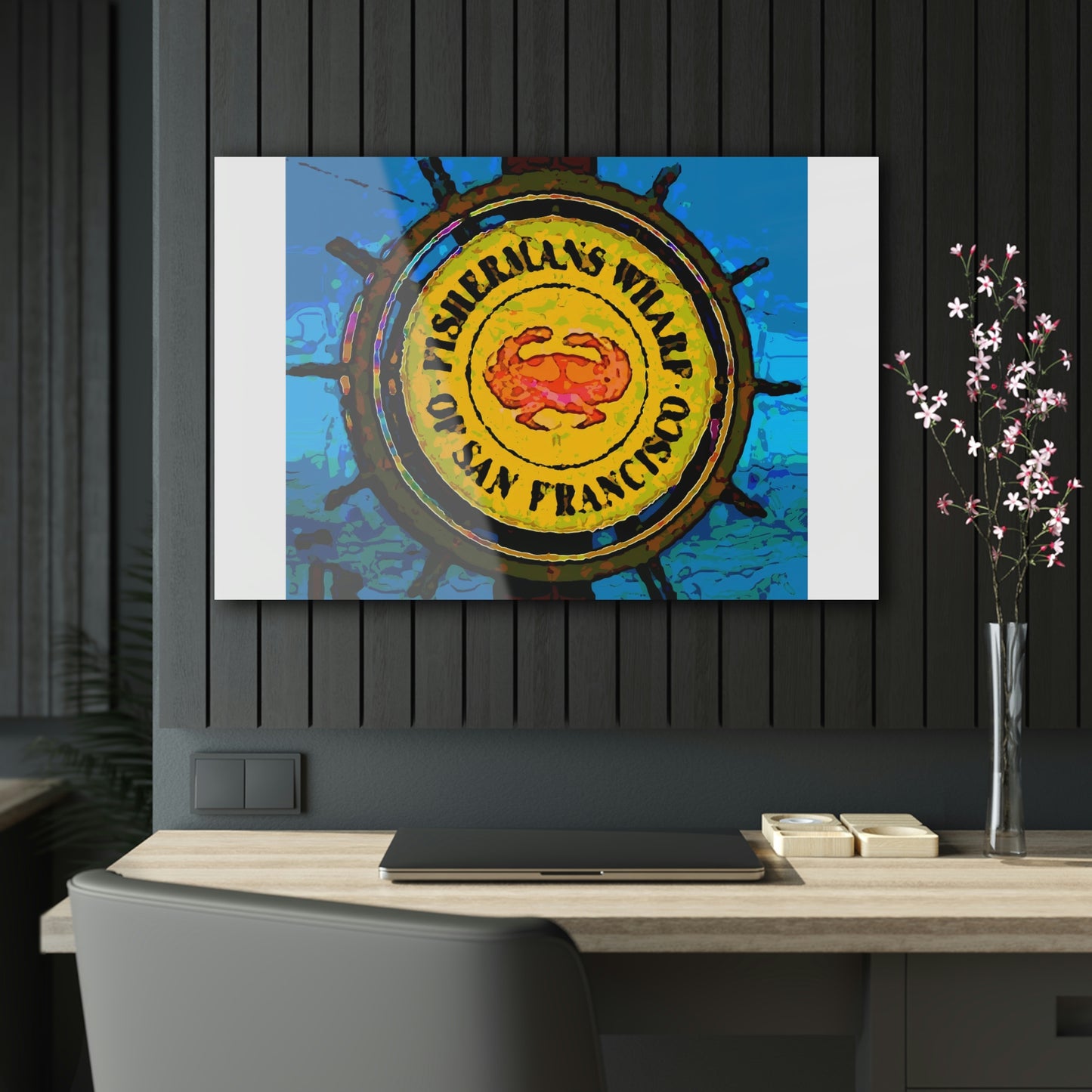 Acrylic Prints ...  "No.9 Fishermen's Grotto - Fishermen's Wharf, SF, California" ... Family Archives: 1970's ... Original Works ...