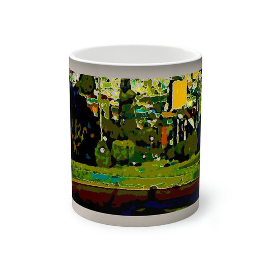 Color-Changing Mug, 11oz ...  "Lombard Street San Francisco, CA, USA" ... Family Archives 1970's ... Original Works ...