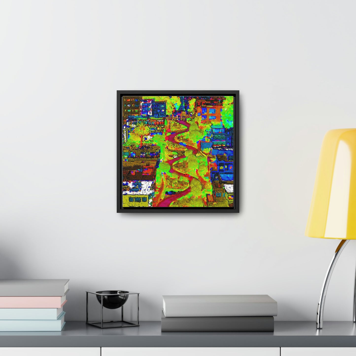 Gallery Canvas Wraps, Square Frame ... A Crazy Street ... 'Eight Winding Curve-Switchbacks' ... "Lombard Street, San Francisco, CA' ... Family Archives: 1970's ... Original Works ...